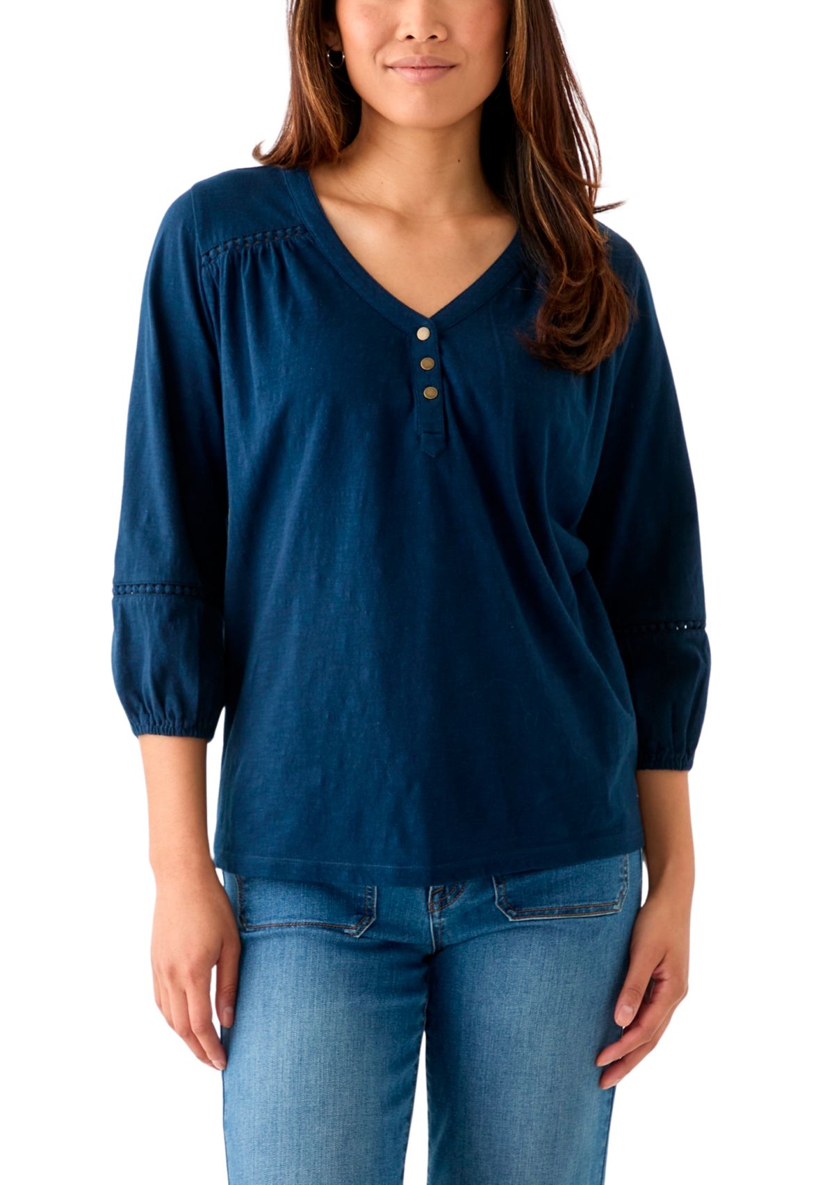 Womens Henley Top