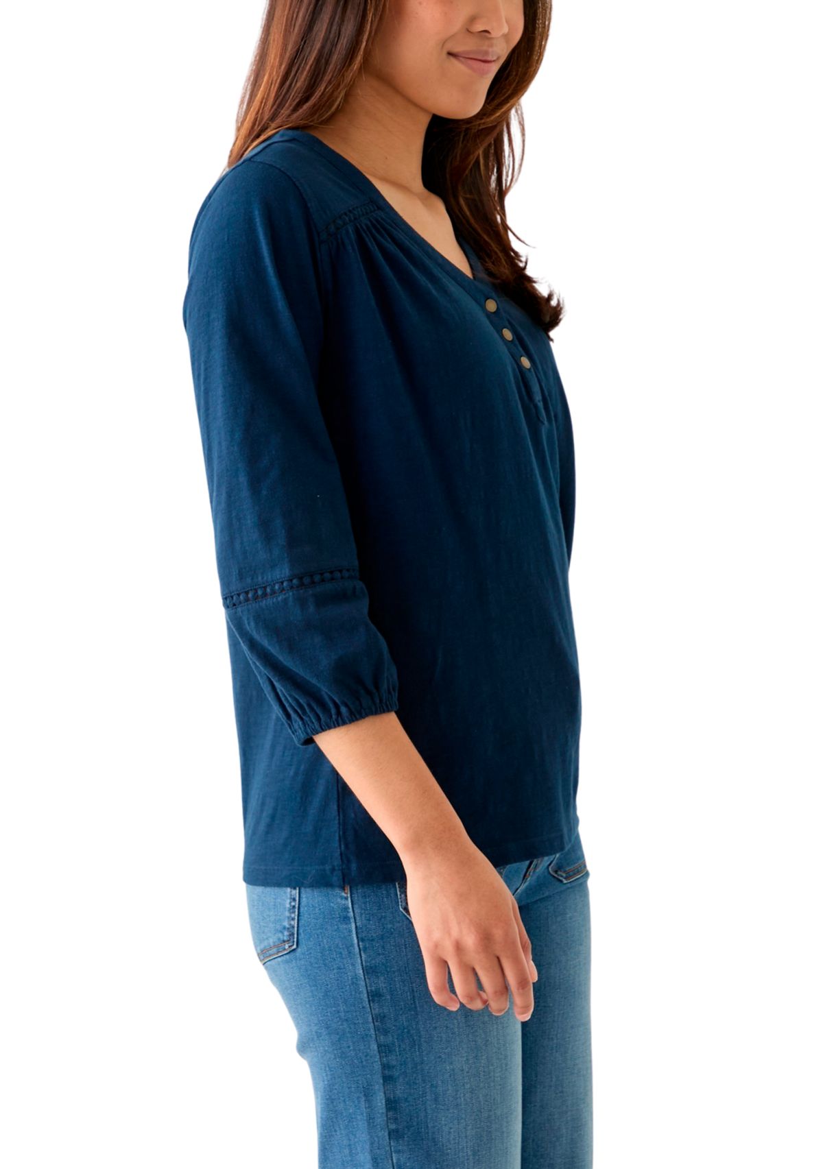 Womens Henley Top
