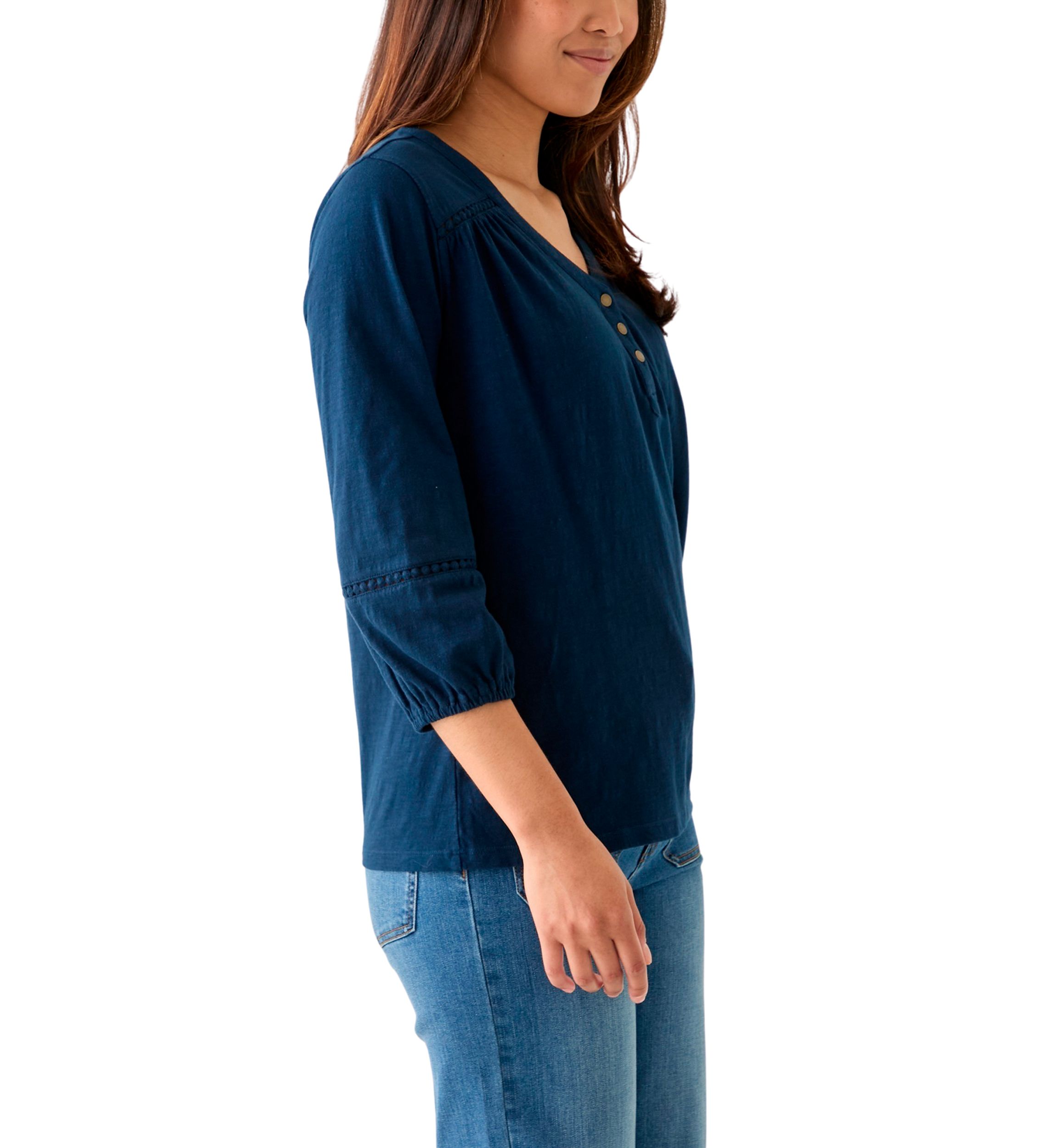 Womens Henley Top