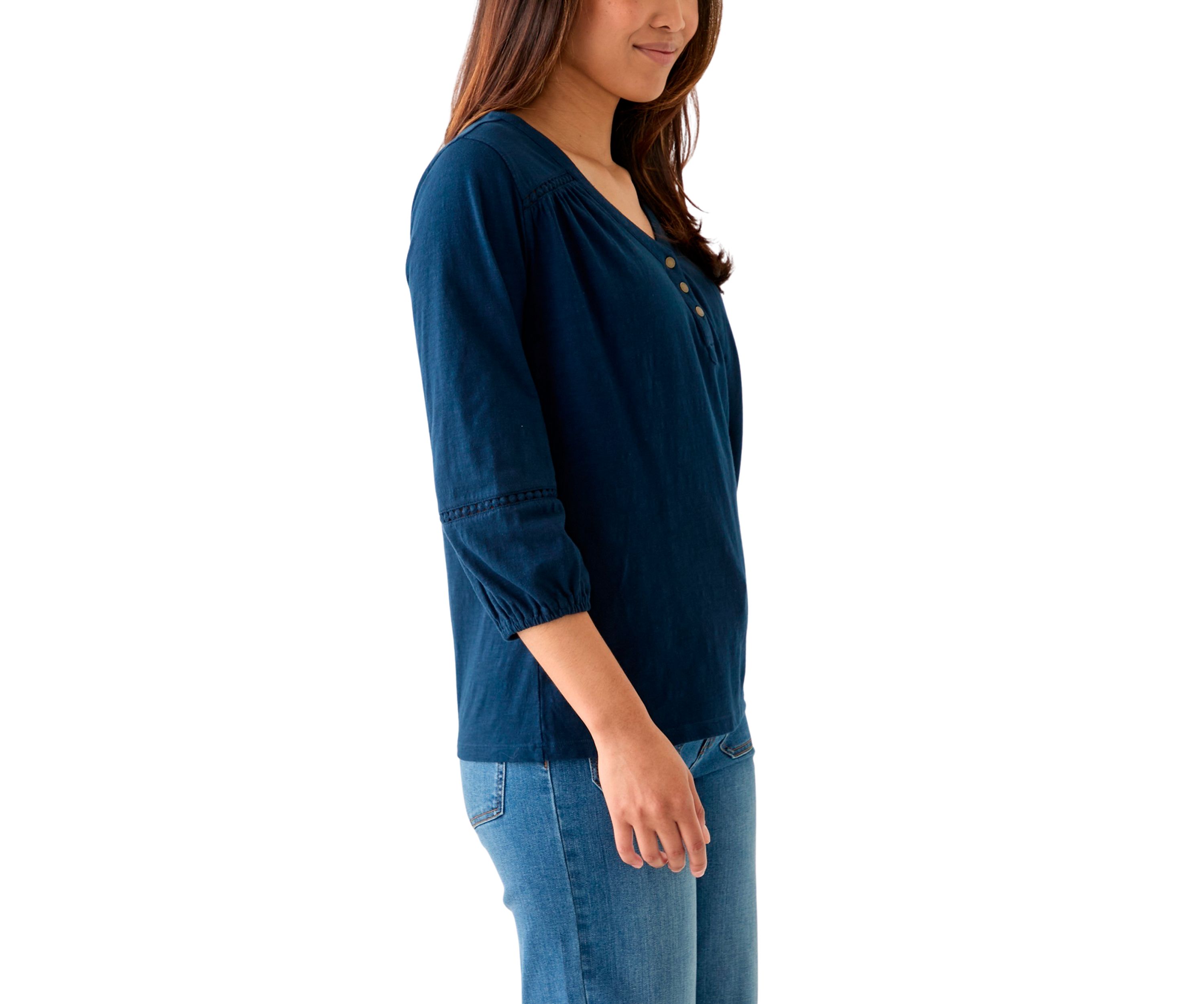 Womens Henley Top