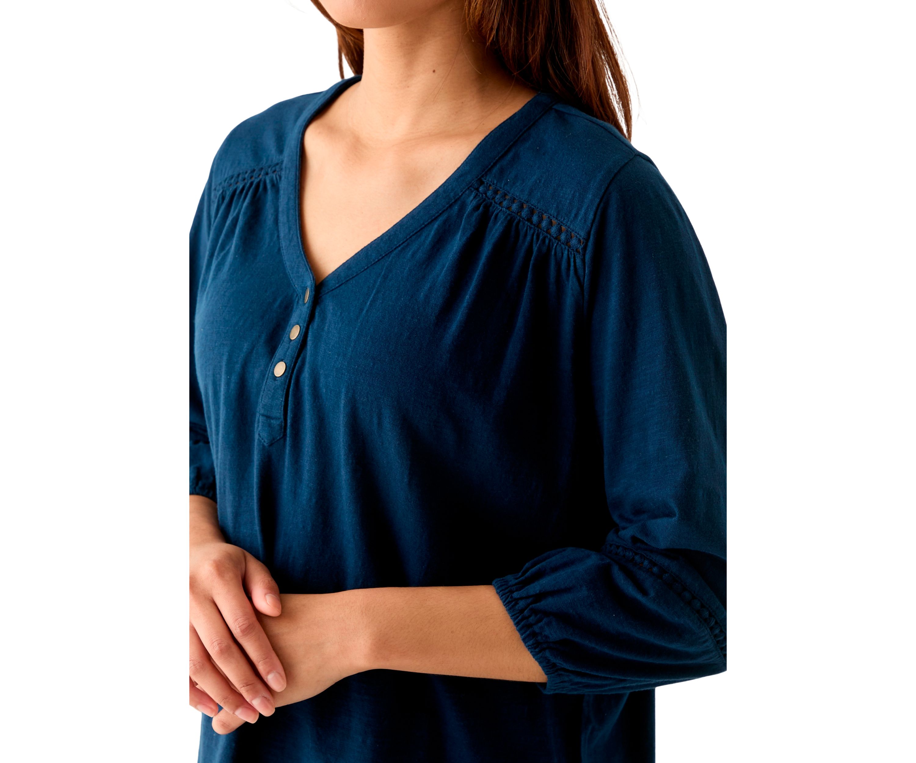 Womens Henley Top