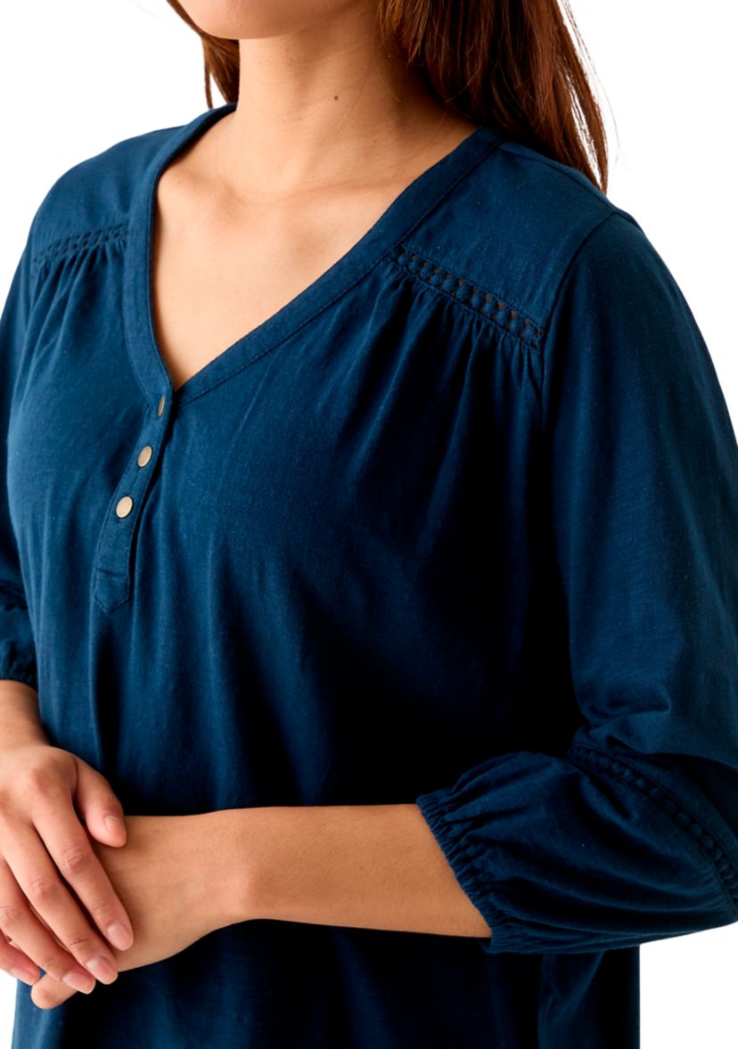 Womens Henley Top