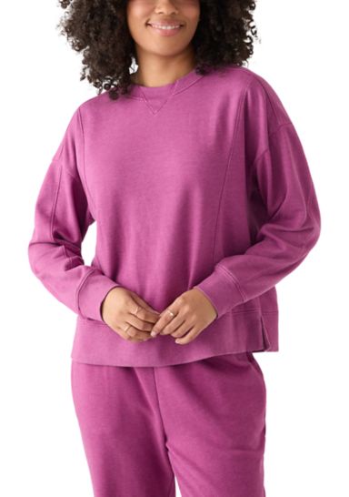 Women's Long Sleeve Seamed Sweatshirt