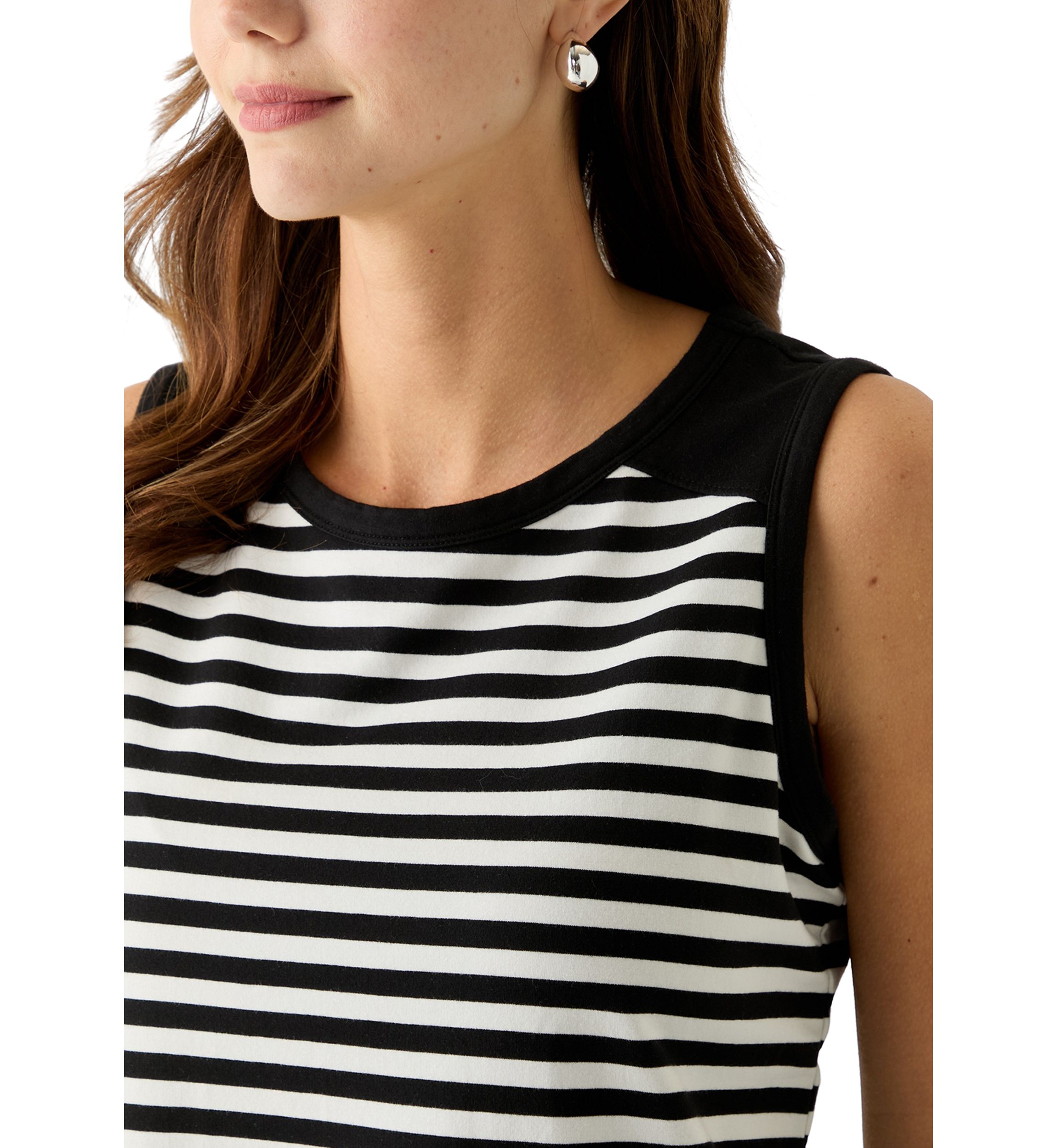 Womens Knit Sleeveless Dress