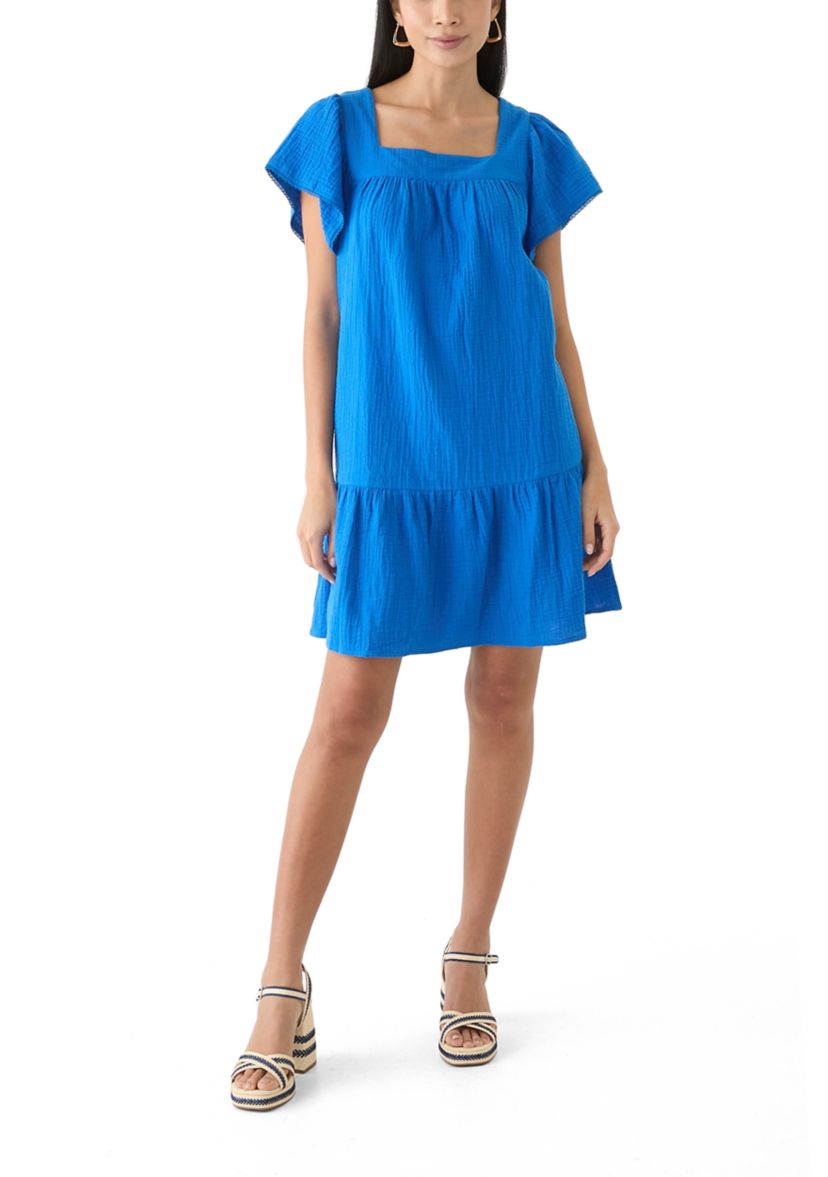 Womens Square Neck Mini Dress