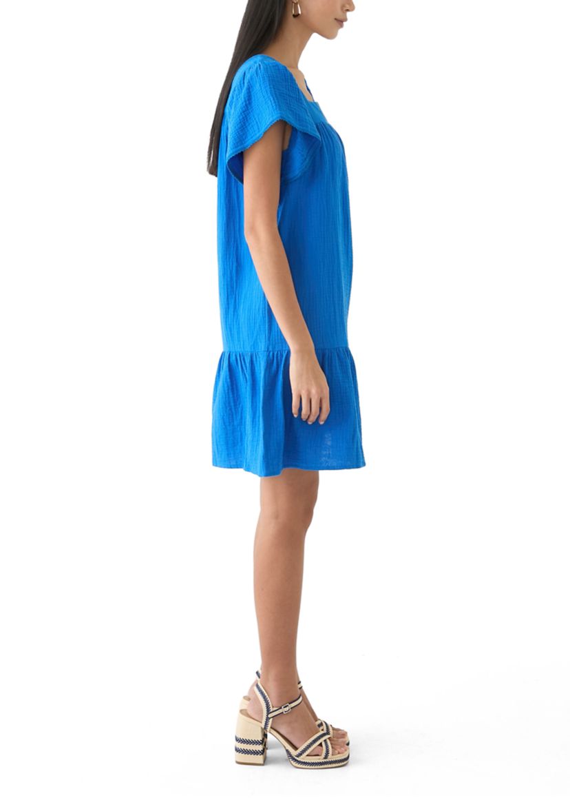 Womens Square Neck Mini Dress