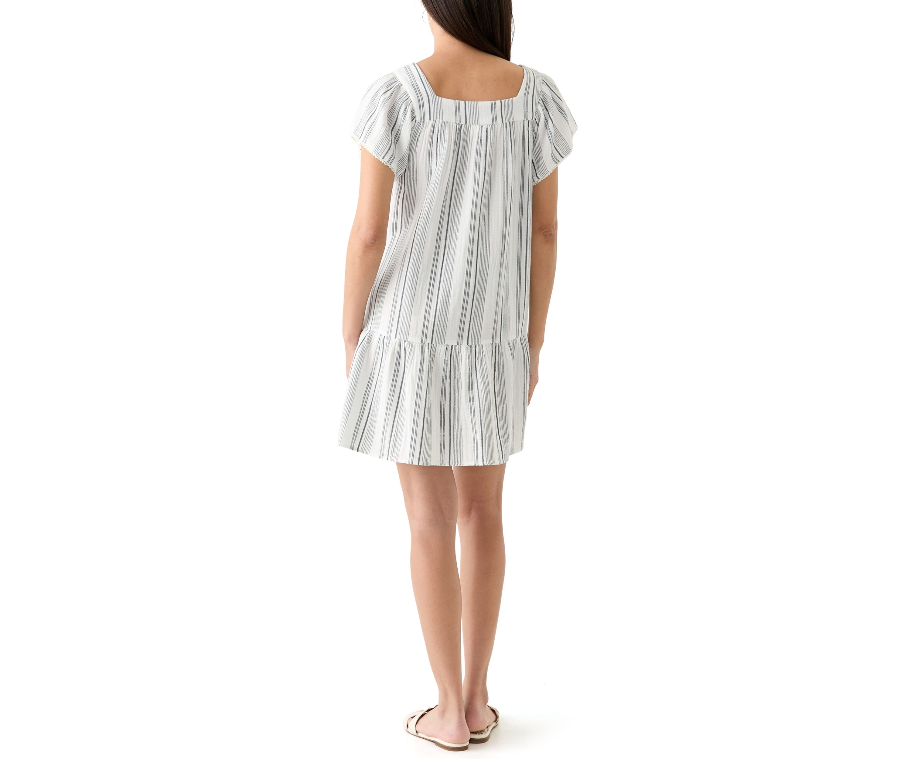 Womens Square Neck Mini Dress