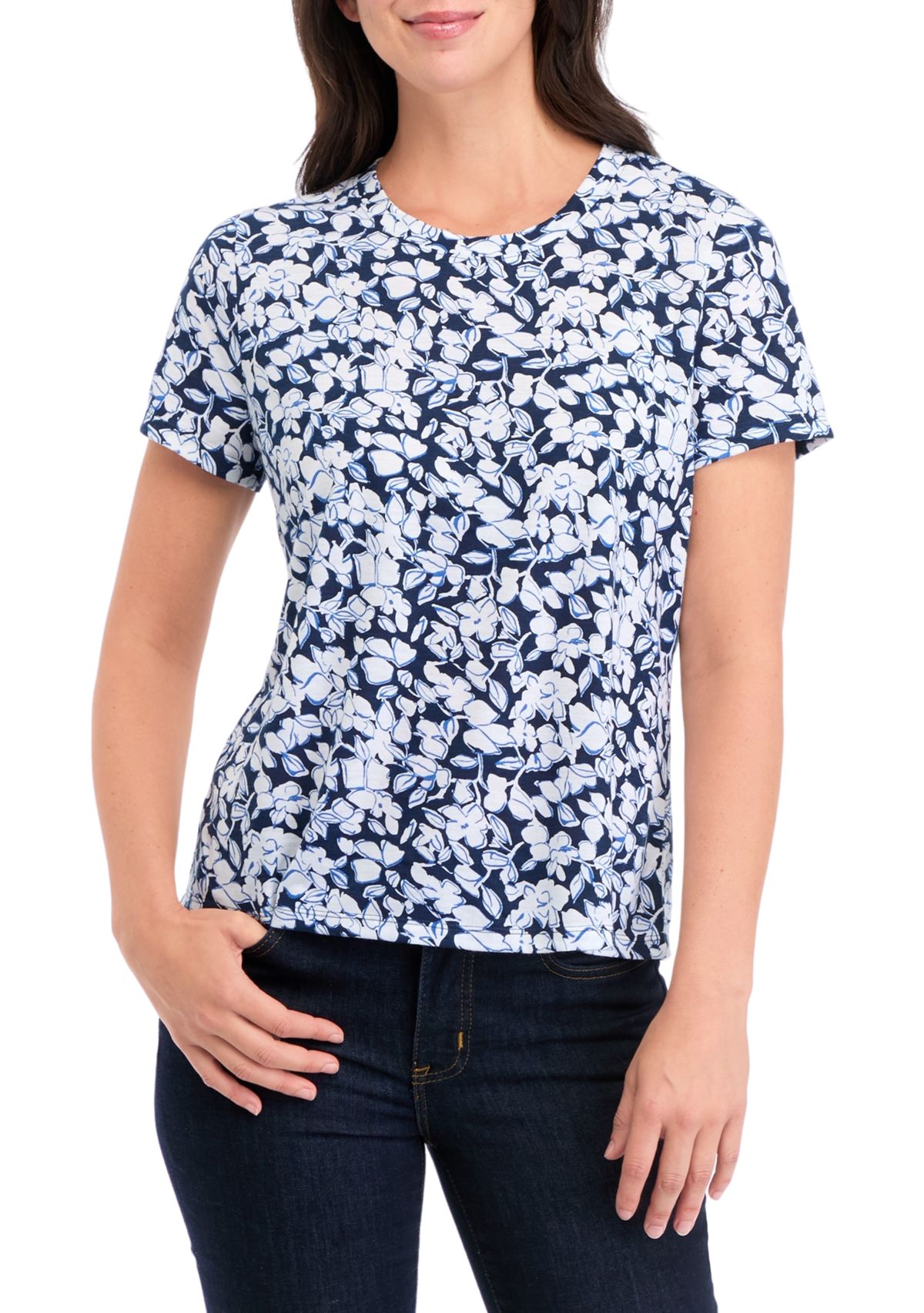 Womens Printed Short Sleeve T-Shirt