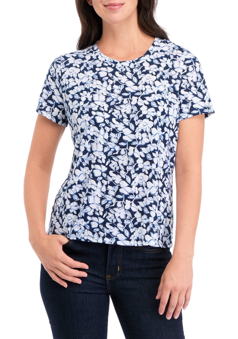 Womens Printed Short Sleeve T-Shirt