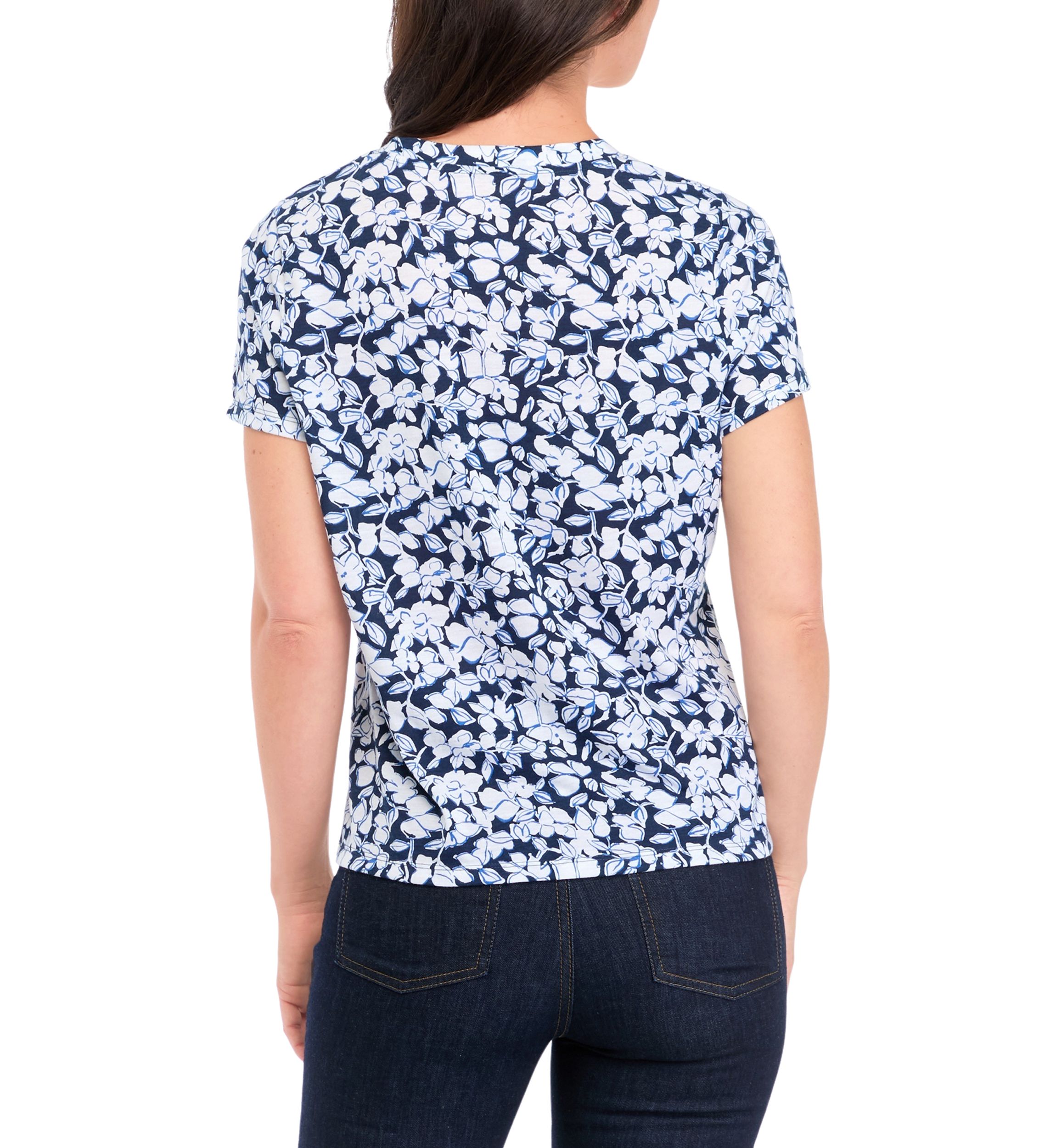 Womens Printed Short Sleeve T-Shirt
