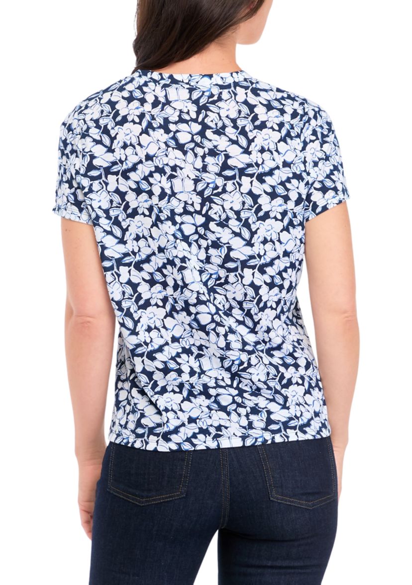 Womens Printed Short Sleeve T-Shirt
