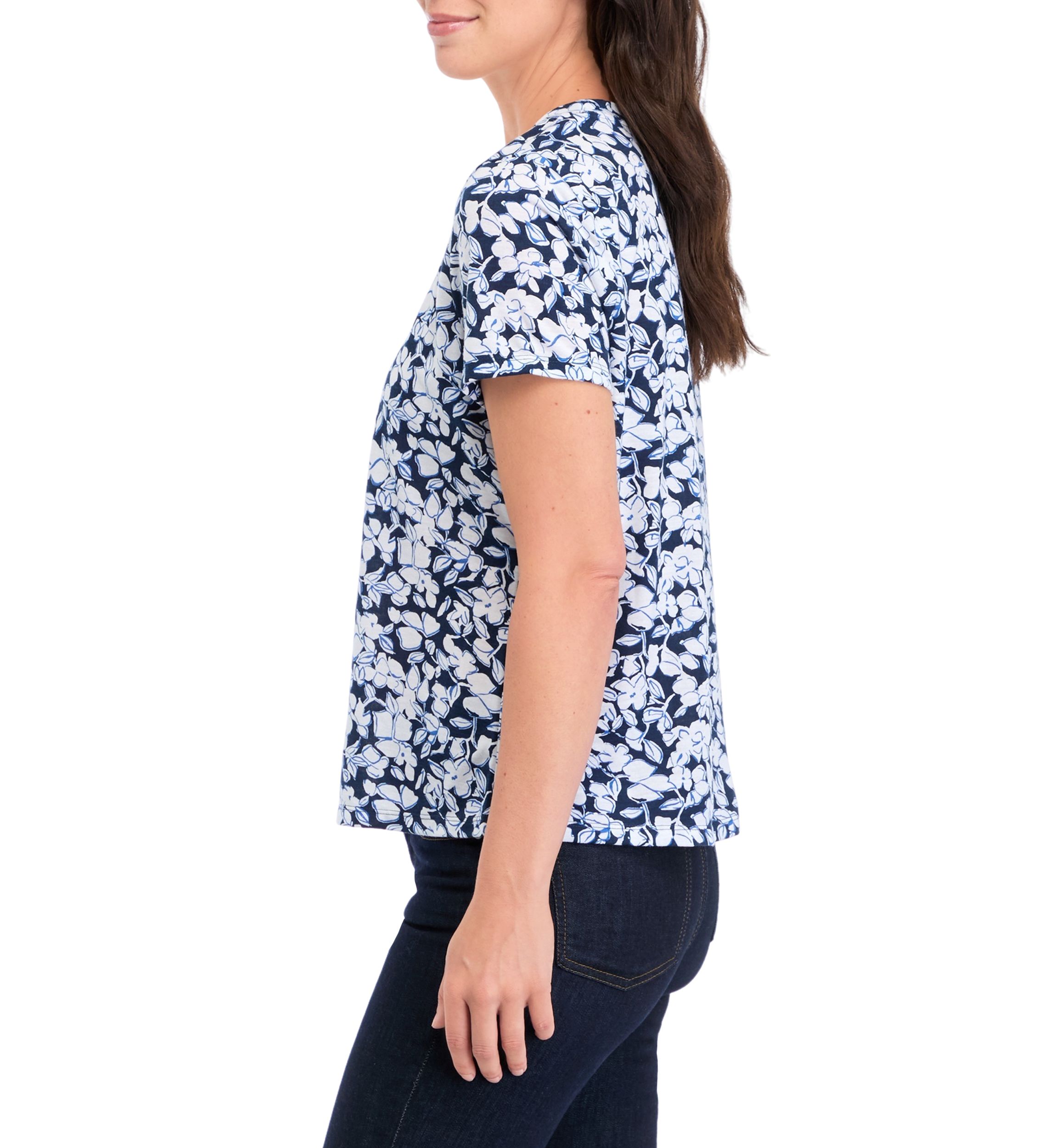 Womens Printed Short Sleeve T-Shirt