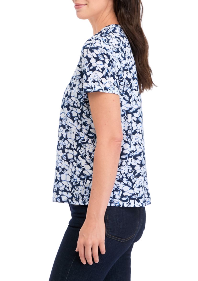 Womens Printed Short Sleeve T-Shirt