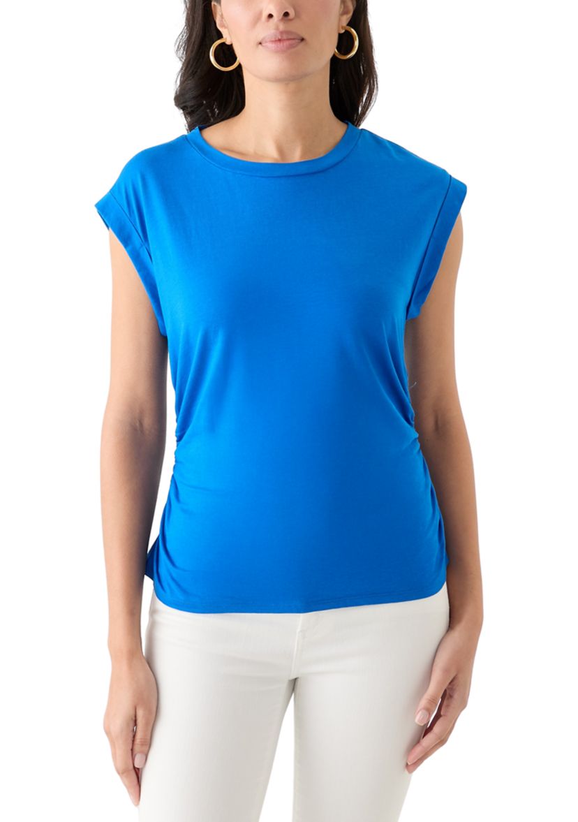 Womens Rolled Shoulder T-Shirt
