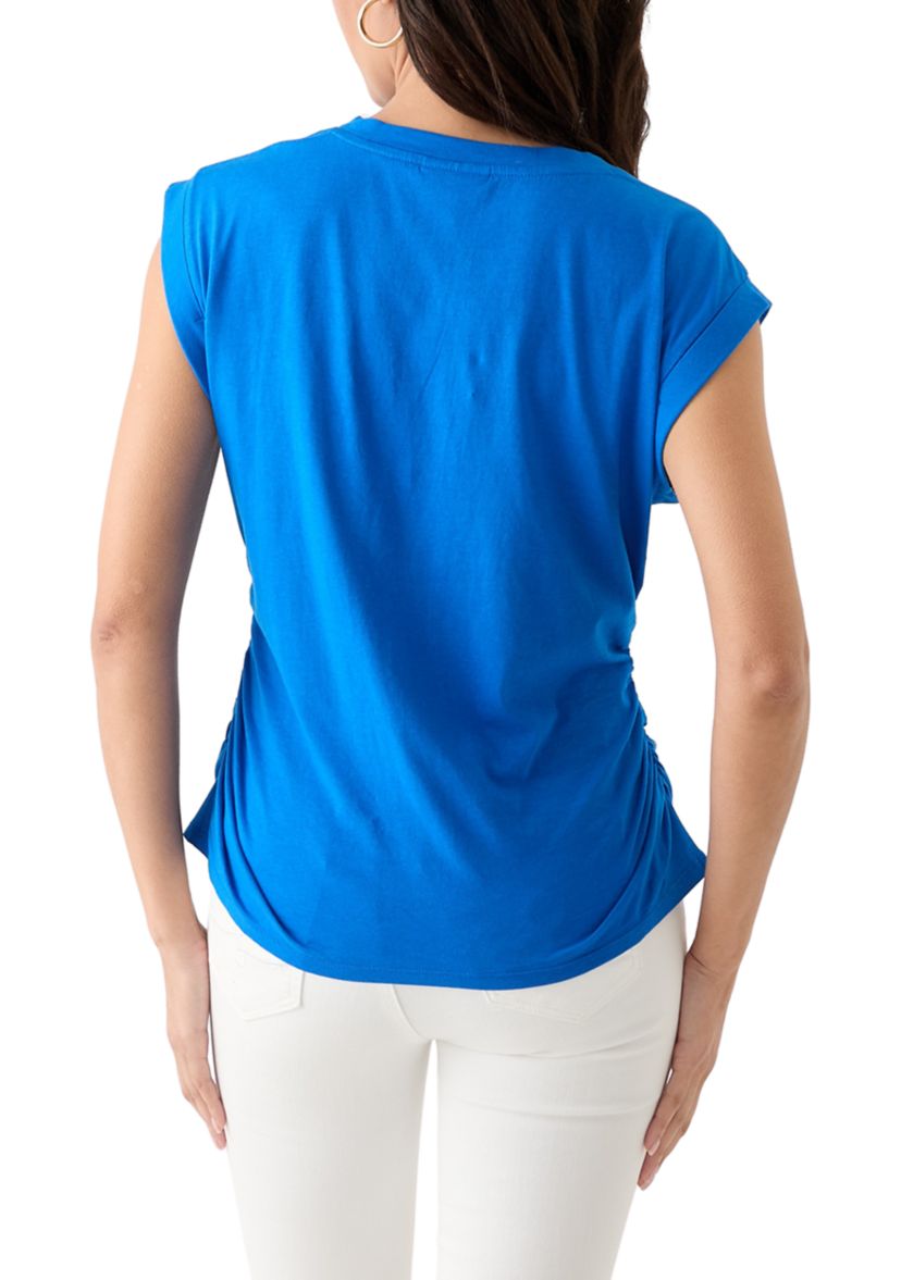 Womens Rolled Shoulder T-Shirt