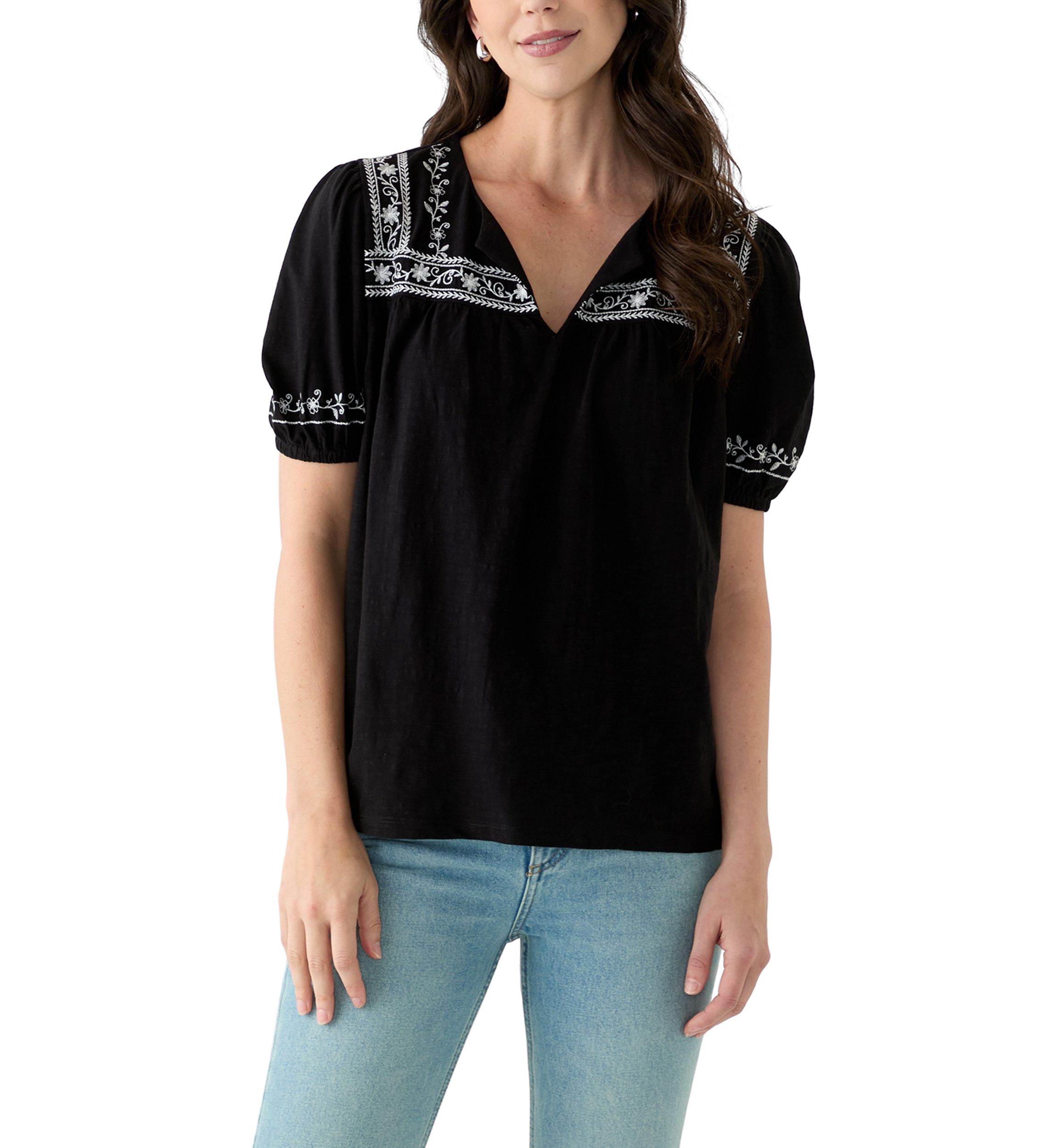 Womens Embroidered Top