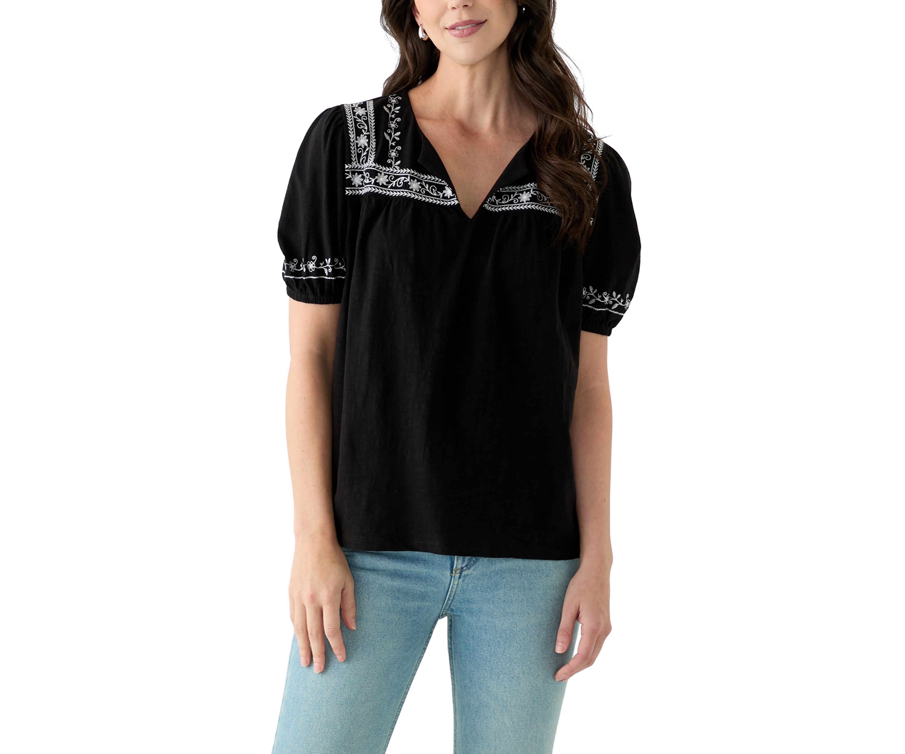 Womens Embroidered Top