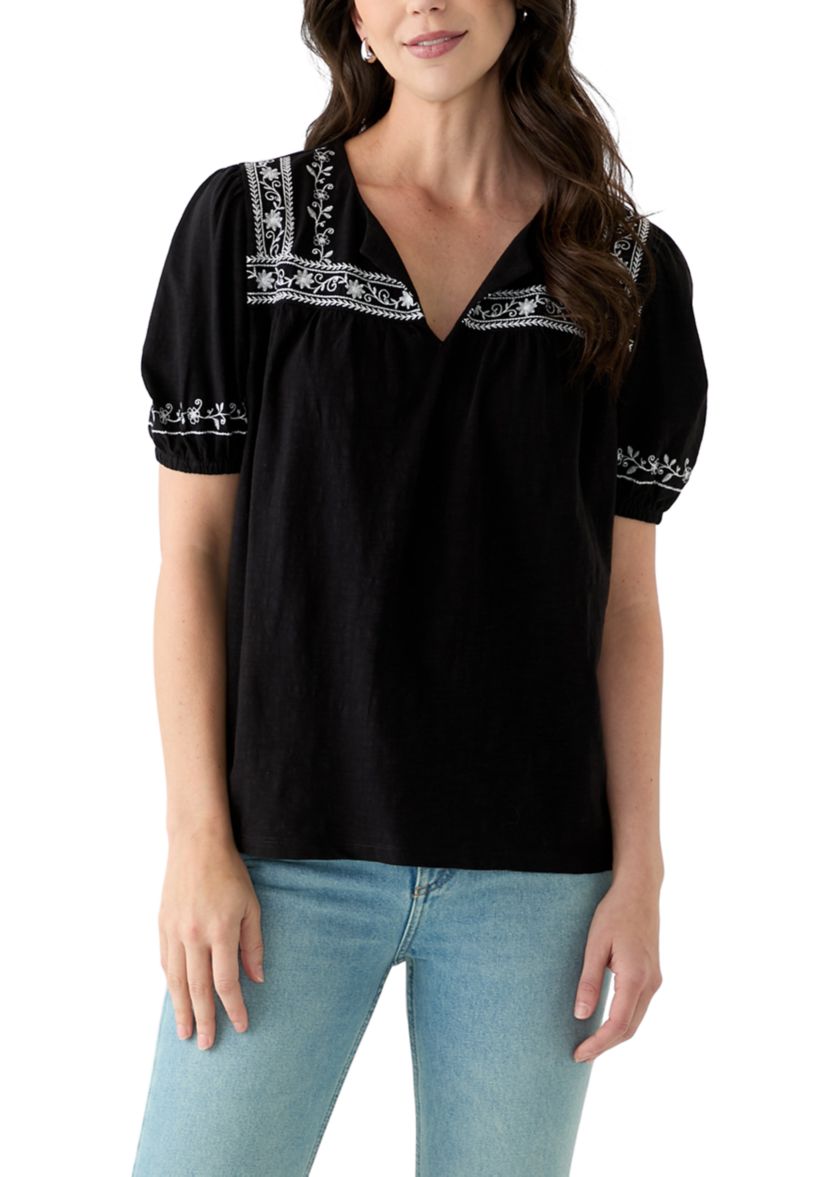 Womens Embroidered Top