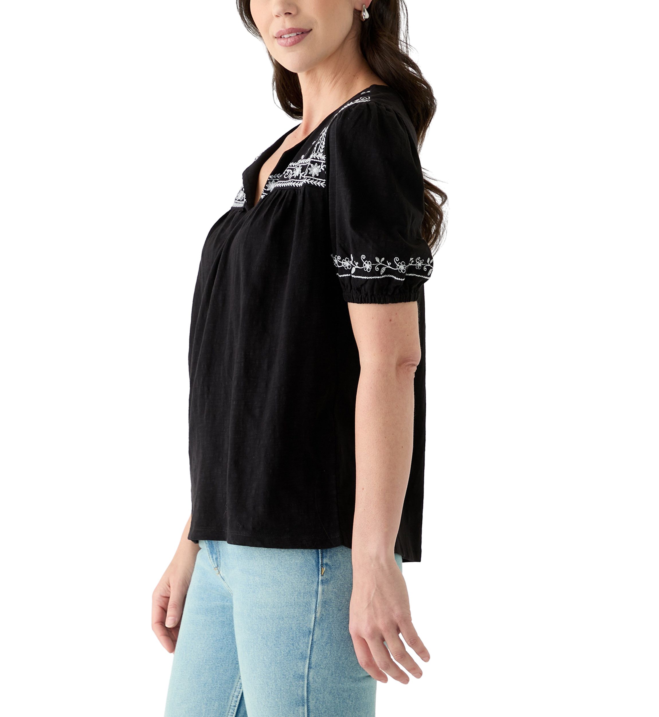 Womens Embroidered Top