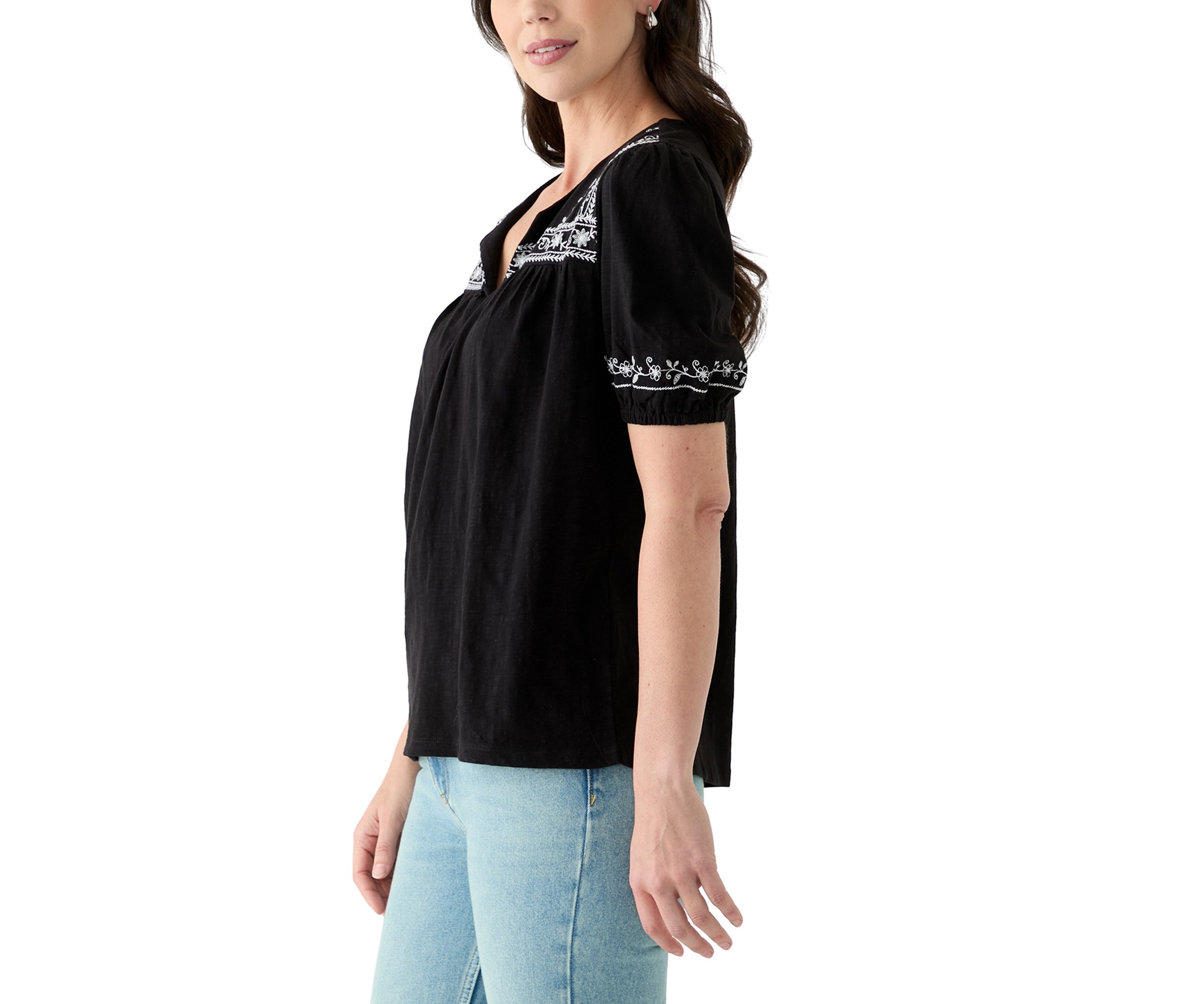 Womens Embroidered Top