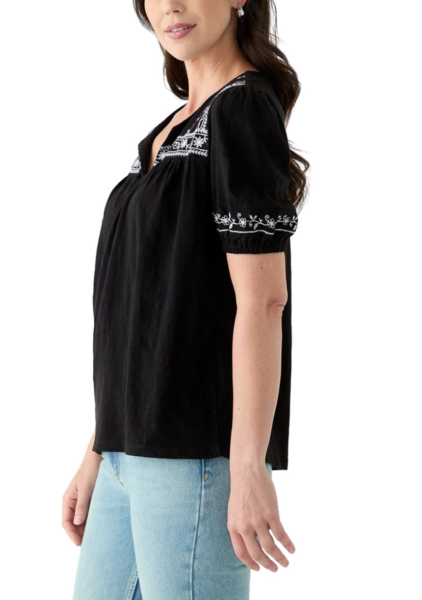 Womens Embroidered Top