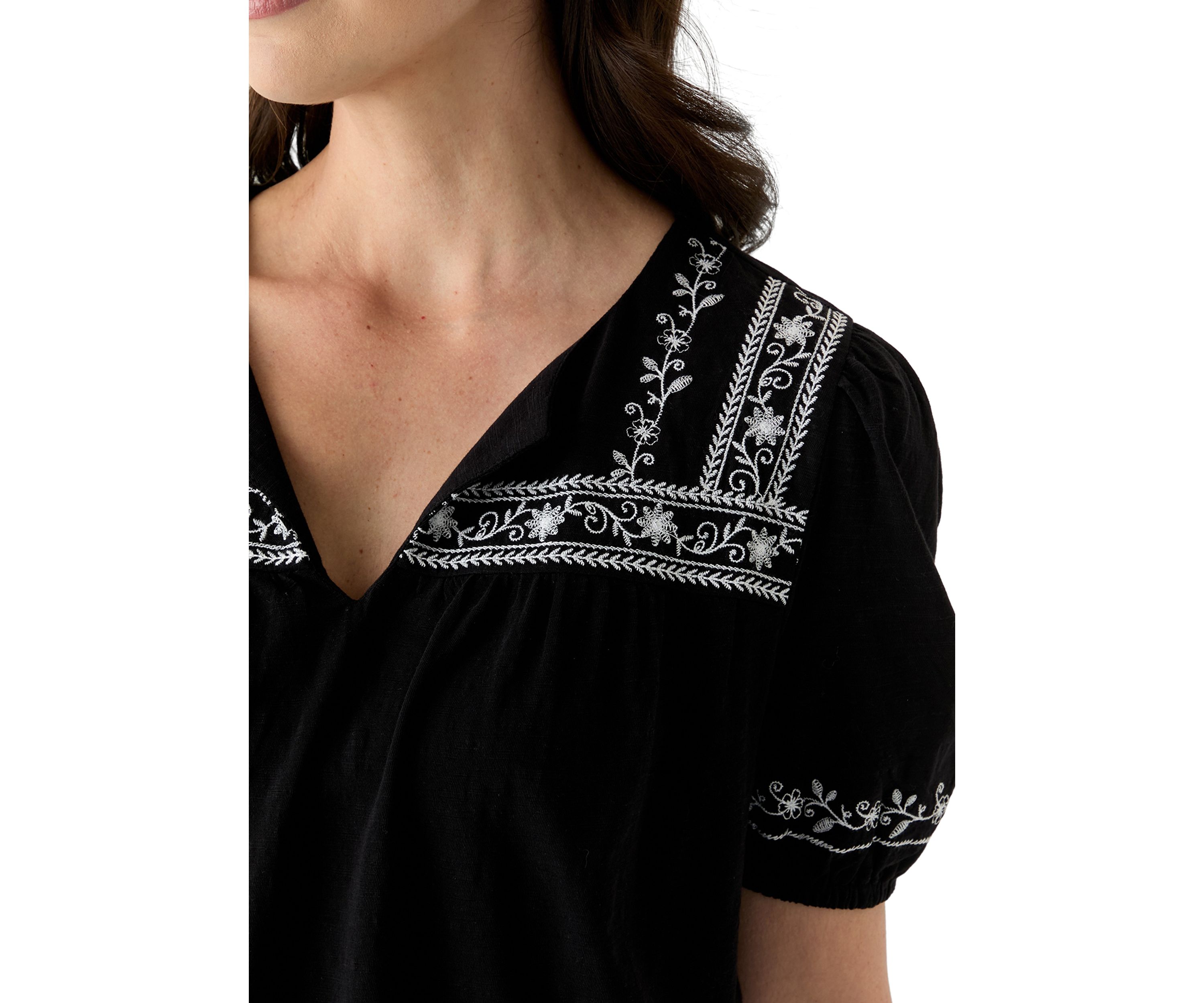 Womens Embroidered Top
