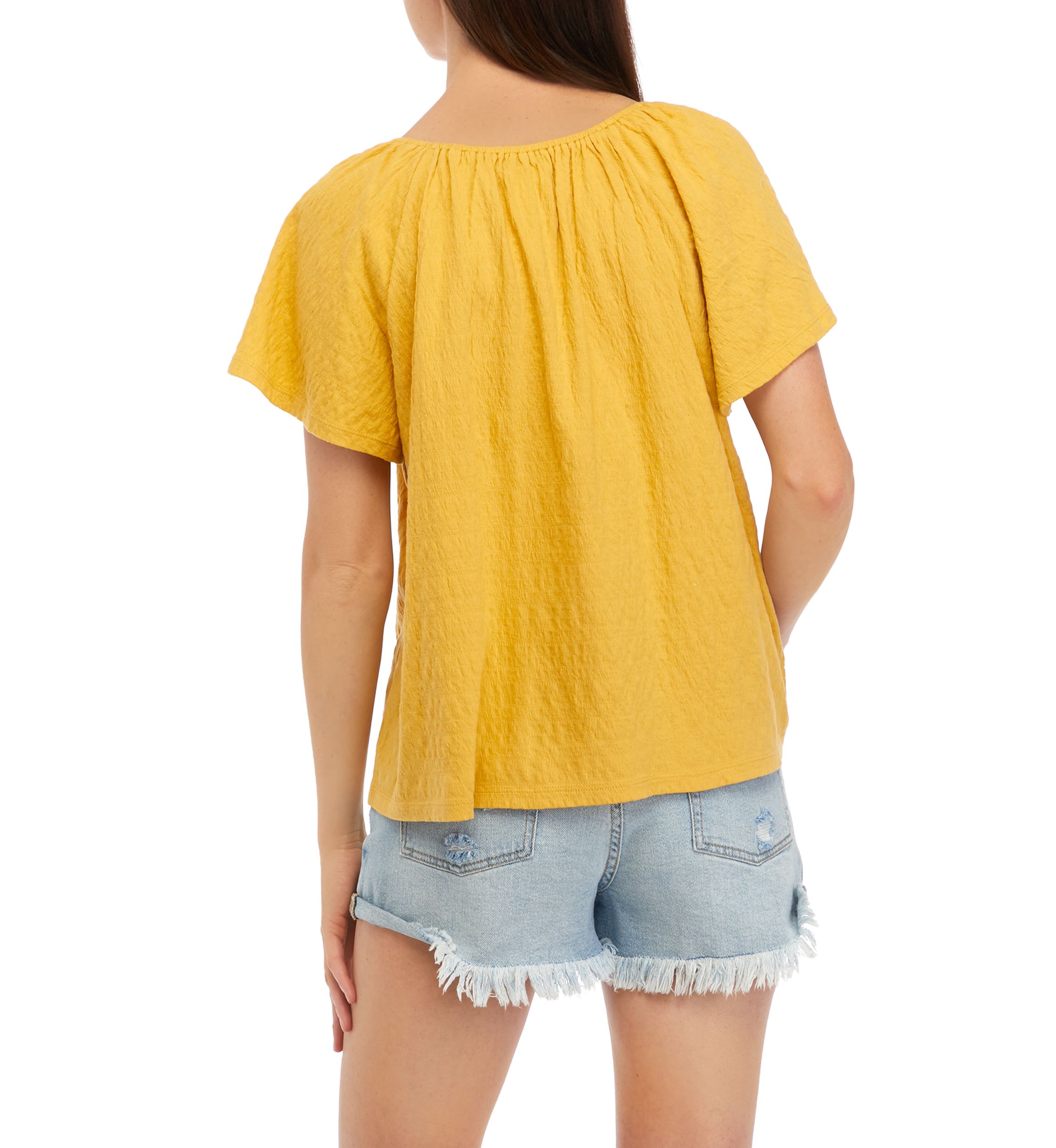 Petite Short Sleeve Swing Top