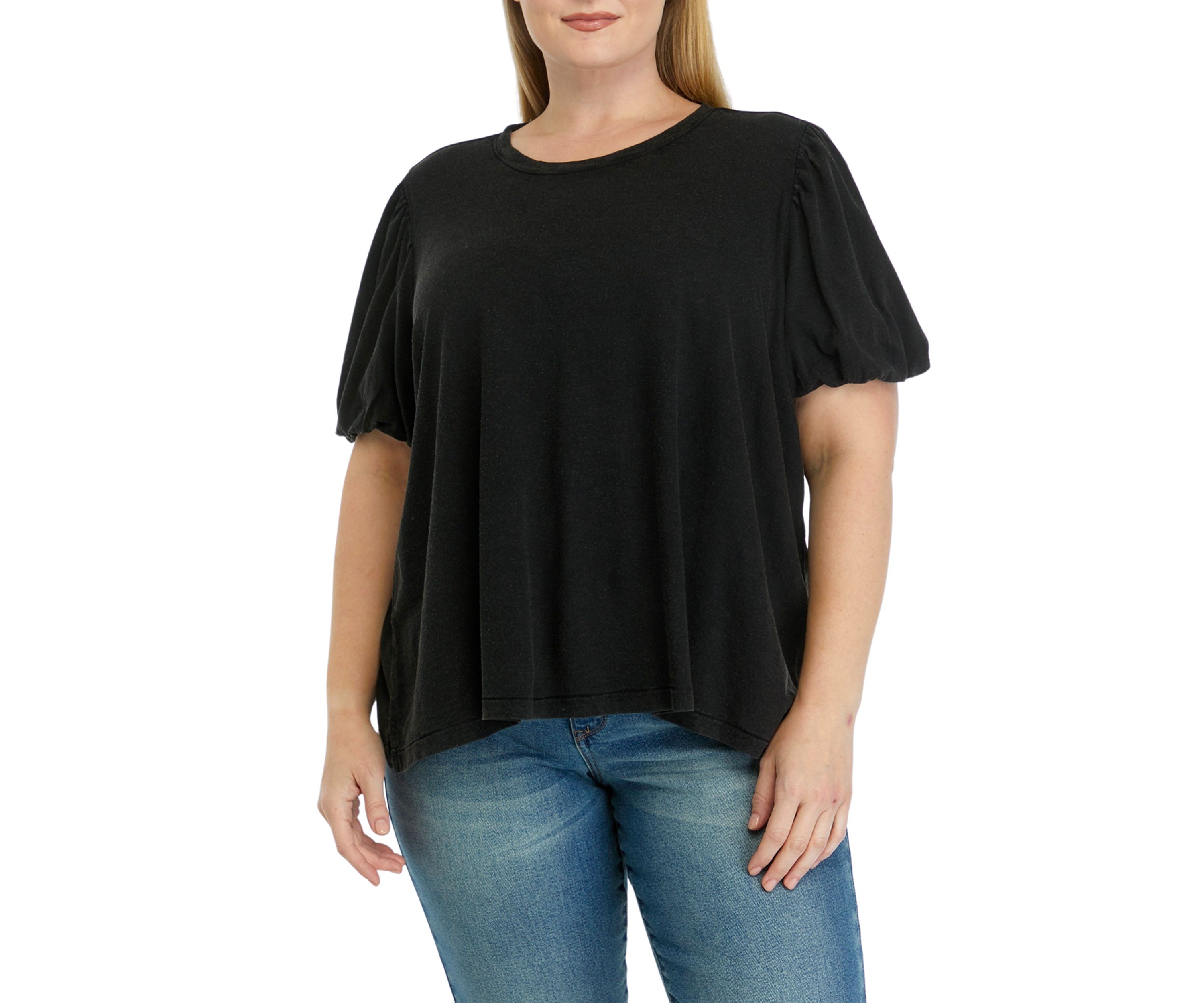 Plus Size Puff Sleeve Top
