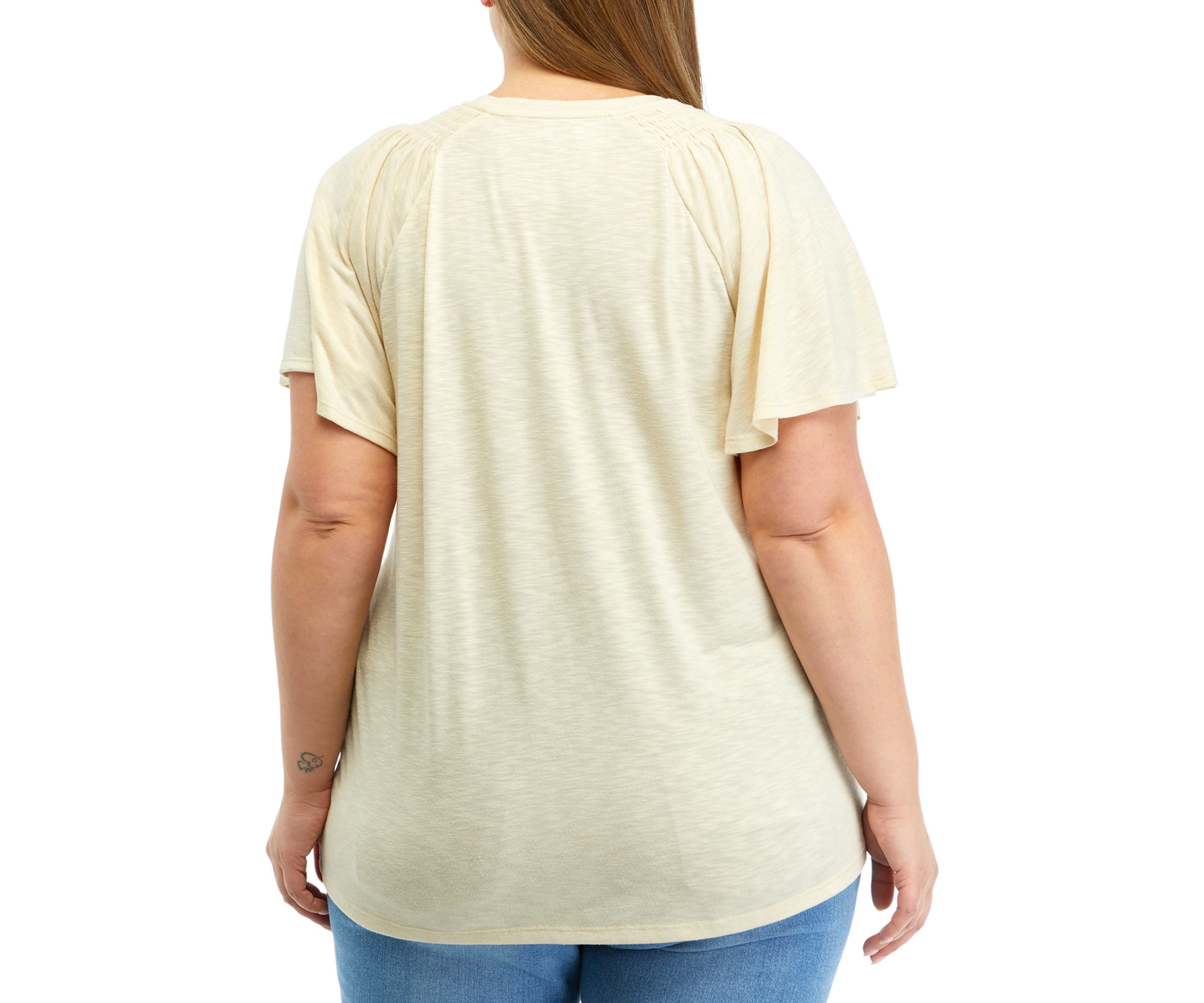 Plus Size Solid T-Shirt
