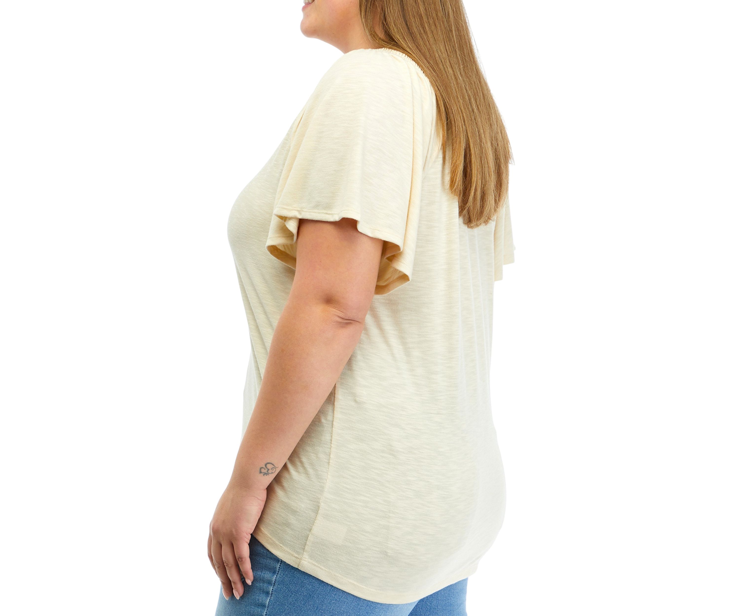 Plus Size Solid T-Shirt