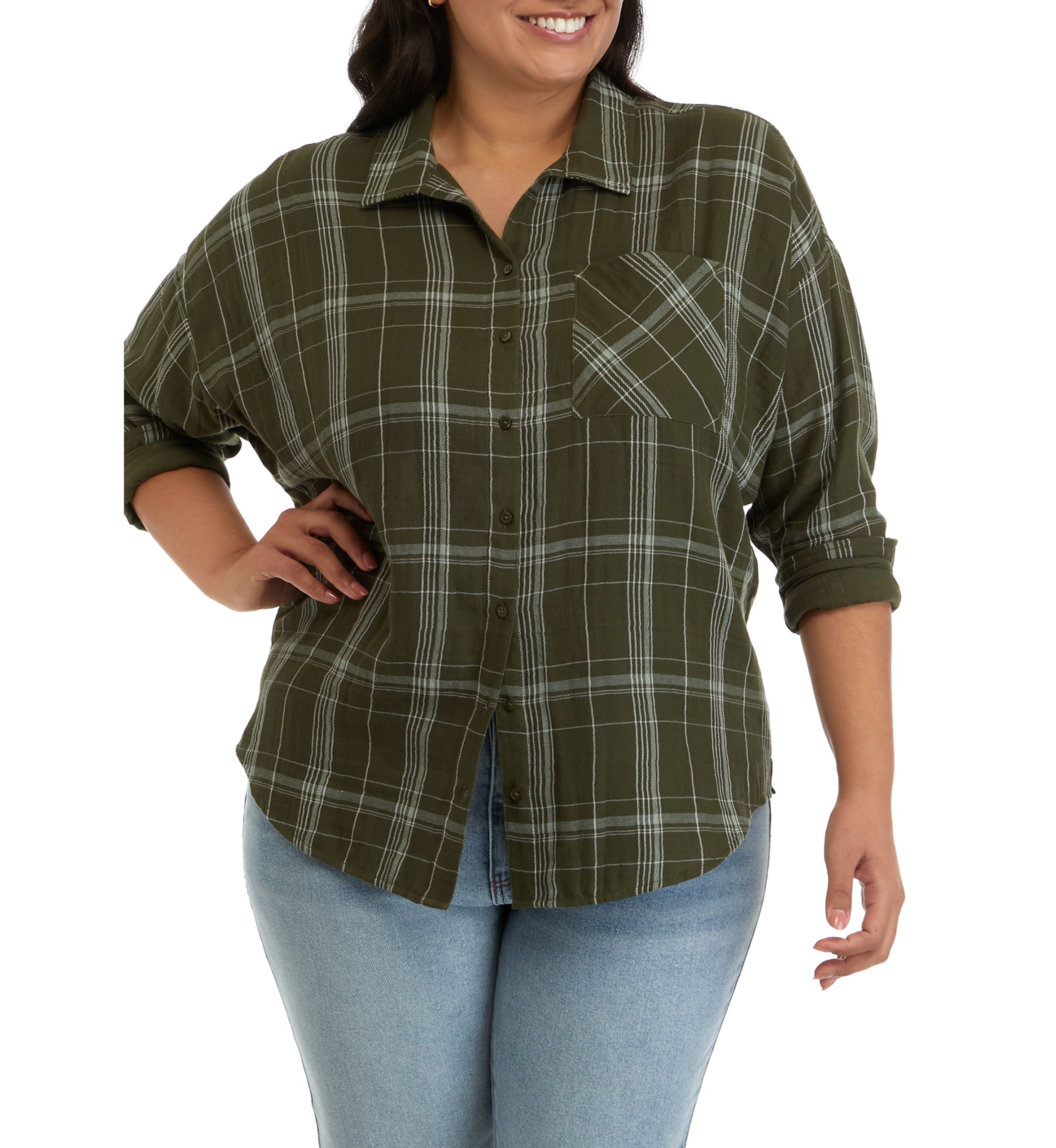 Plus Size Boyfriend Shirt