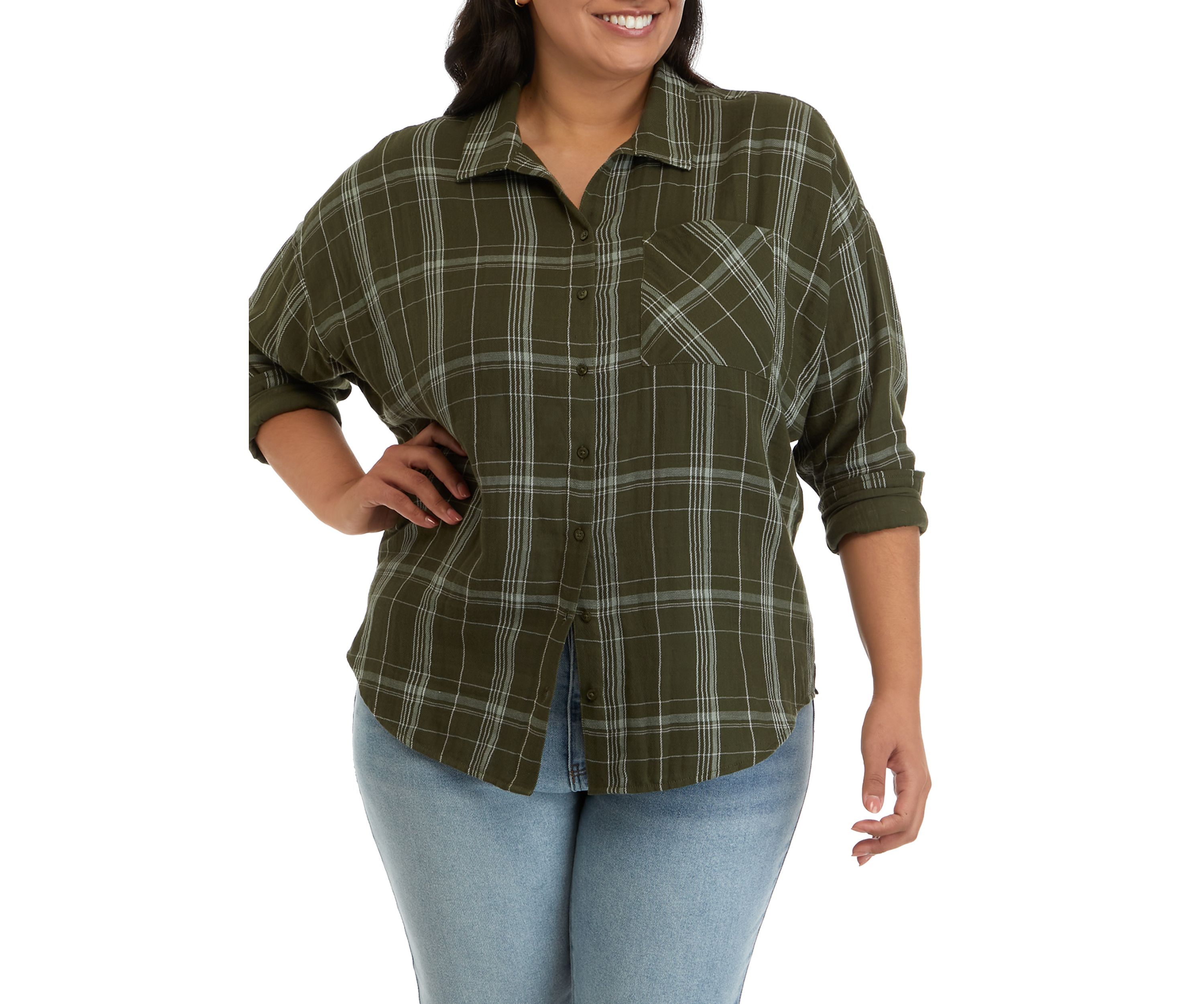 Plus Size Boyfriend Shirt