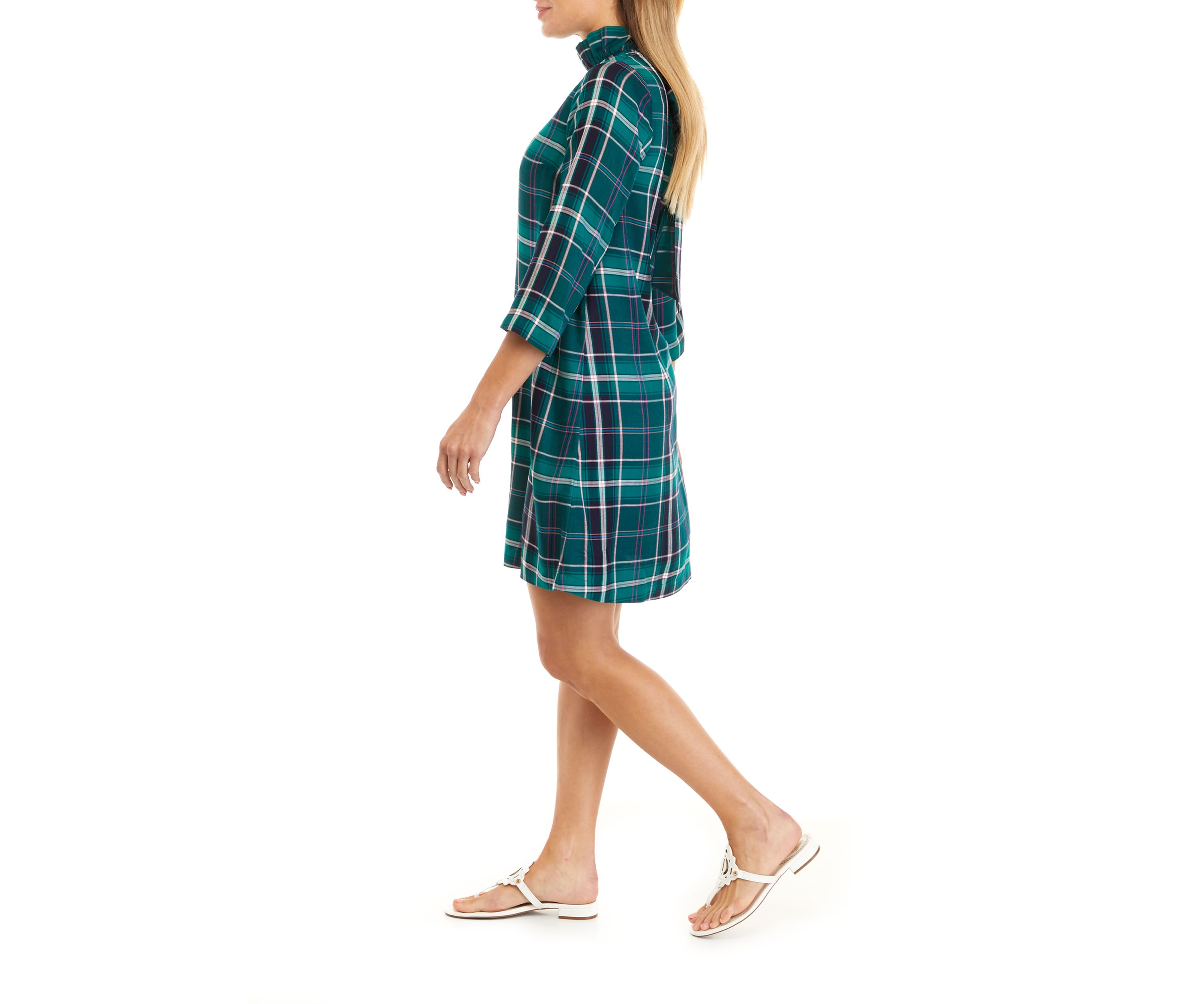 Womens Bow Back Ruffle Dress