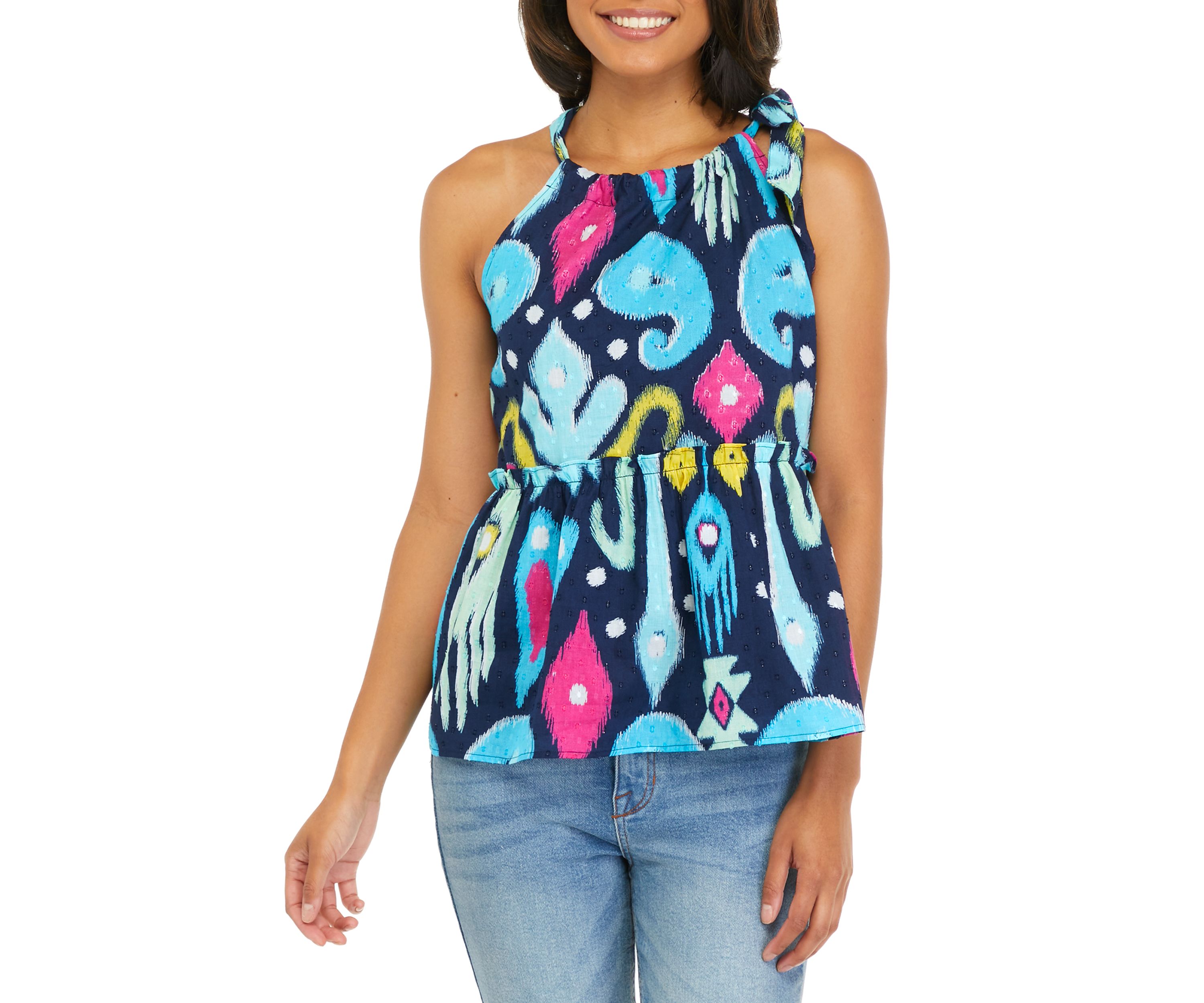 Womens Bow Halter Top