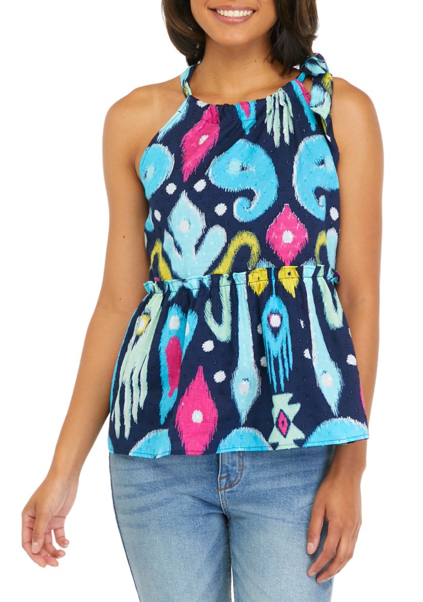 Womens Bow Halter Top