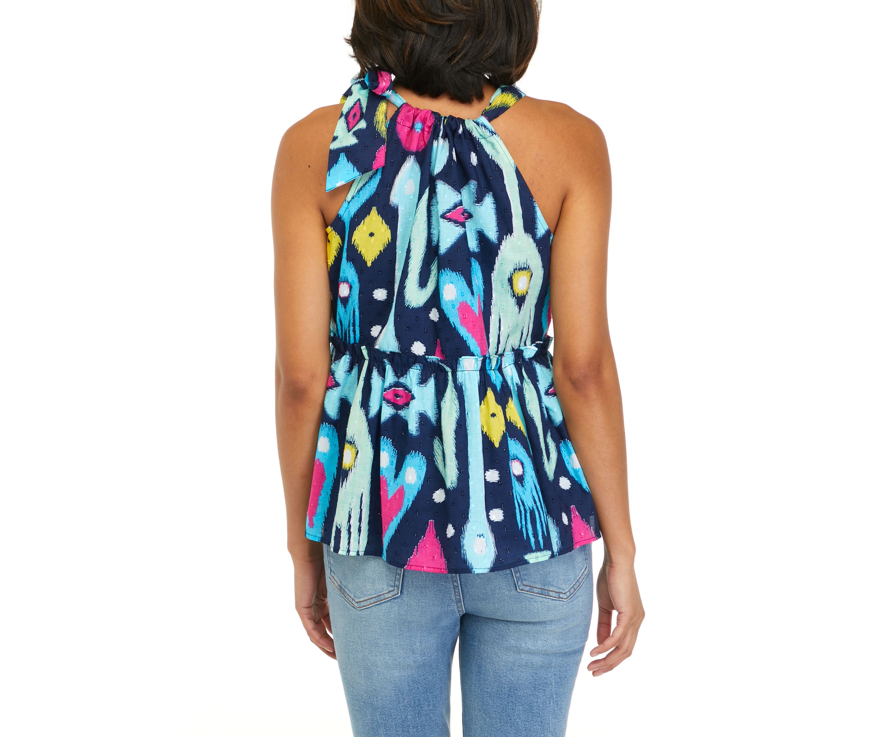 Womens Bow Halter Top