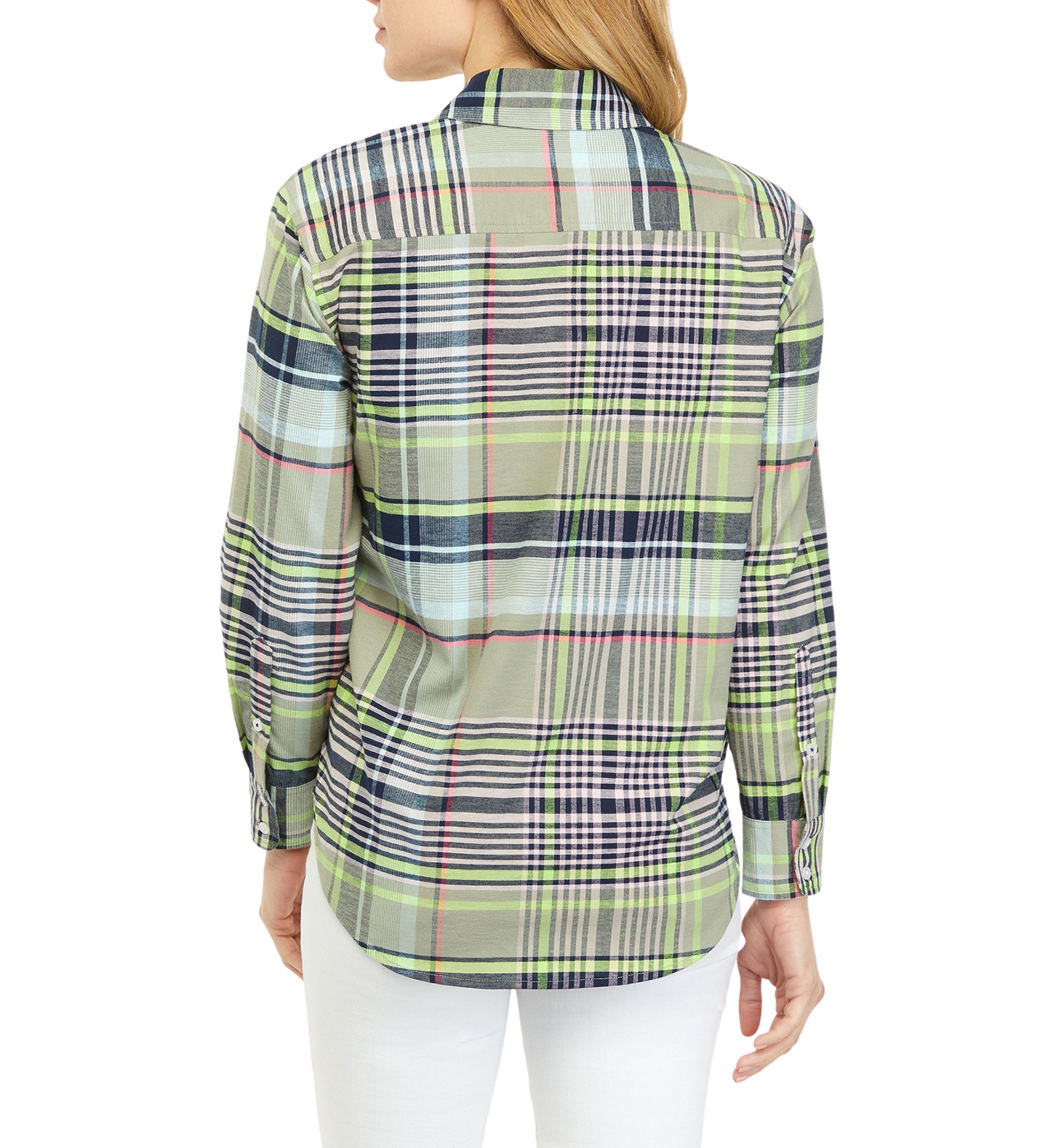 Womens Long Sleeve Oxford Button Down Shirt