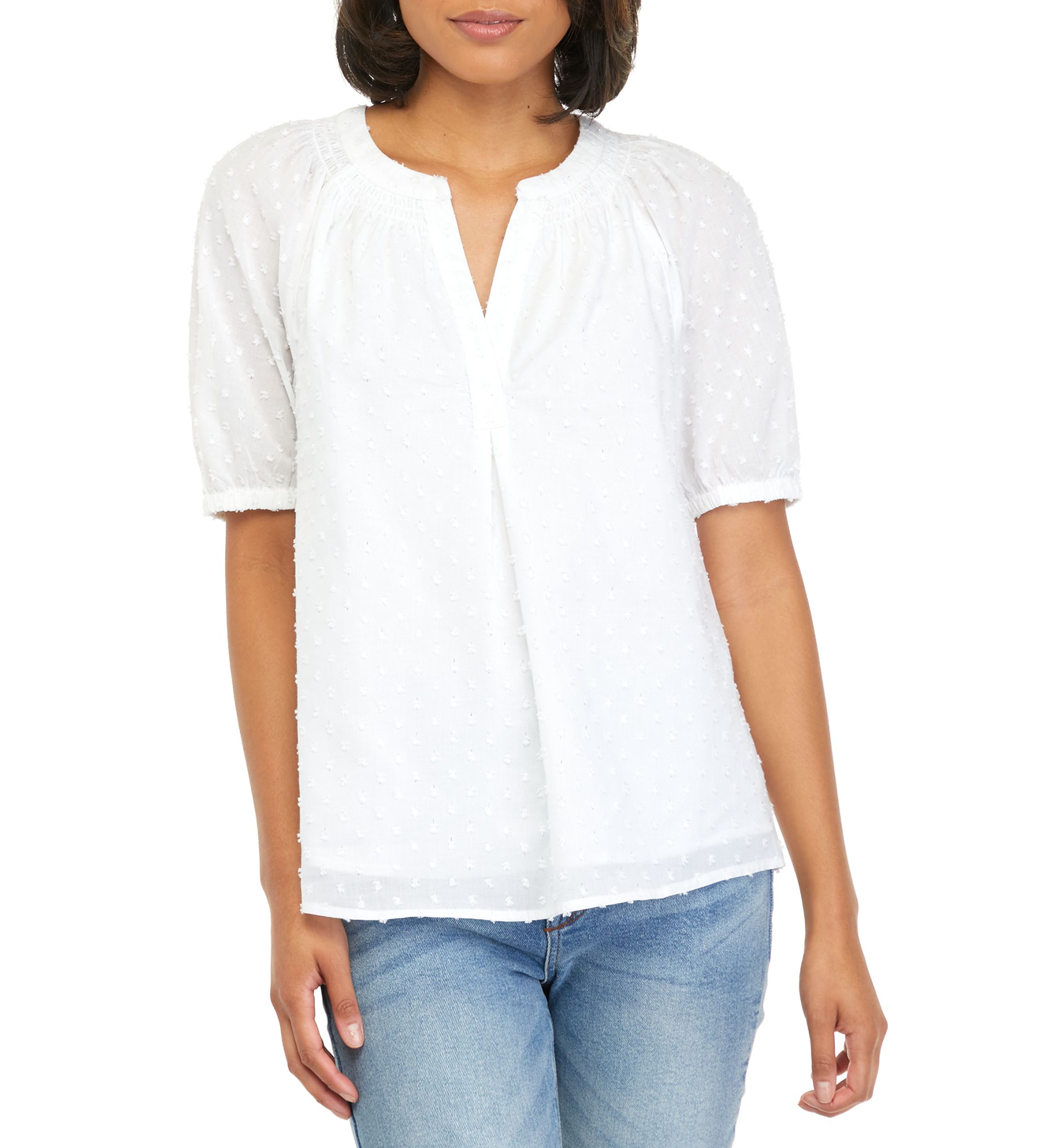 Womens Peasant Top