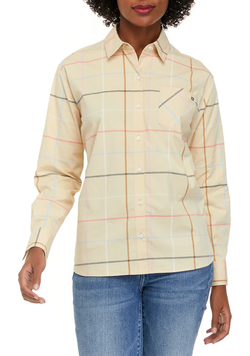 Womens Long Sleeve Boyfriend Shirt