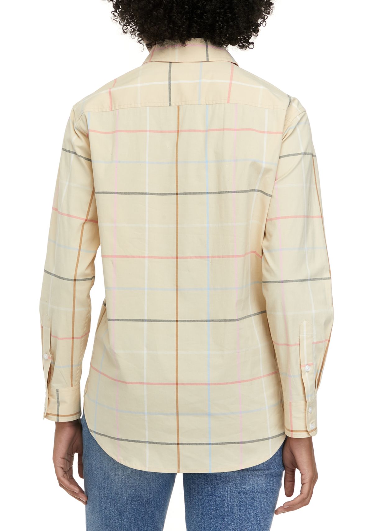 Womens Long Sleeve Boyfriend Shirt