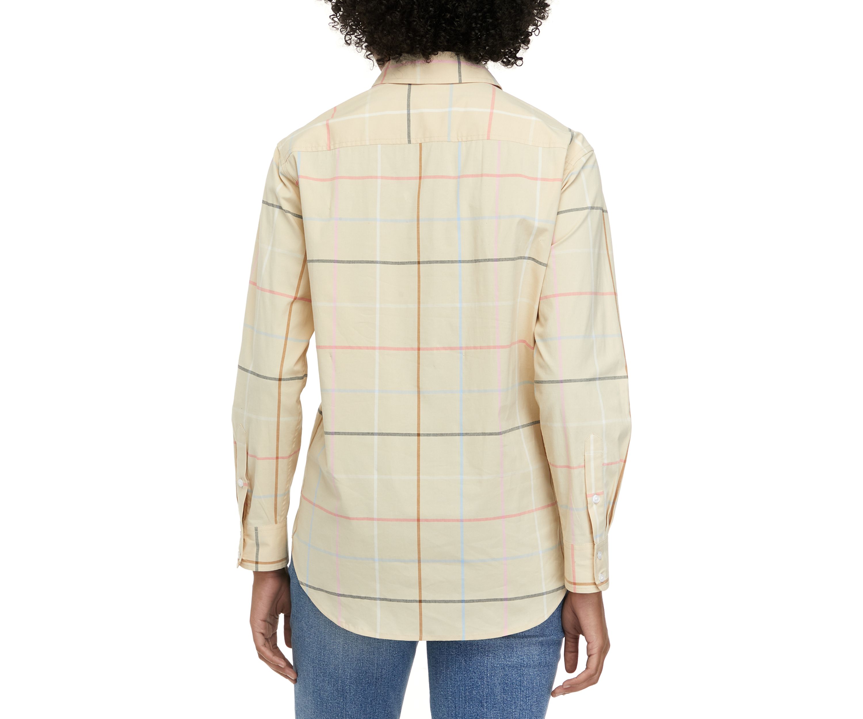 Womens Long Sleeve Boyfriend Shirt