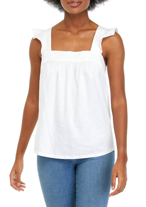 Crown & Ivy™ Womens Bow Back Tank