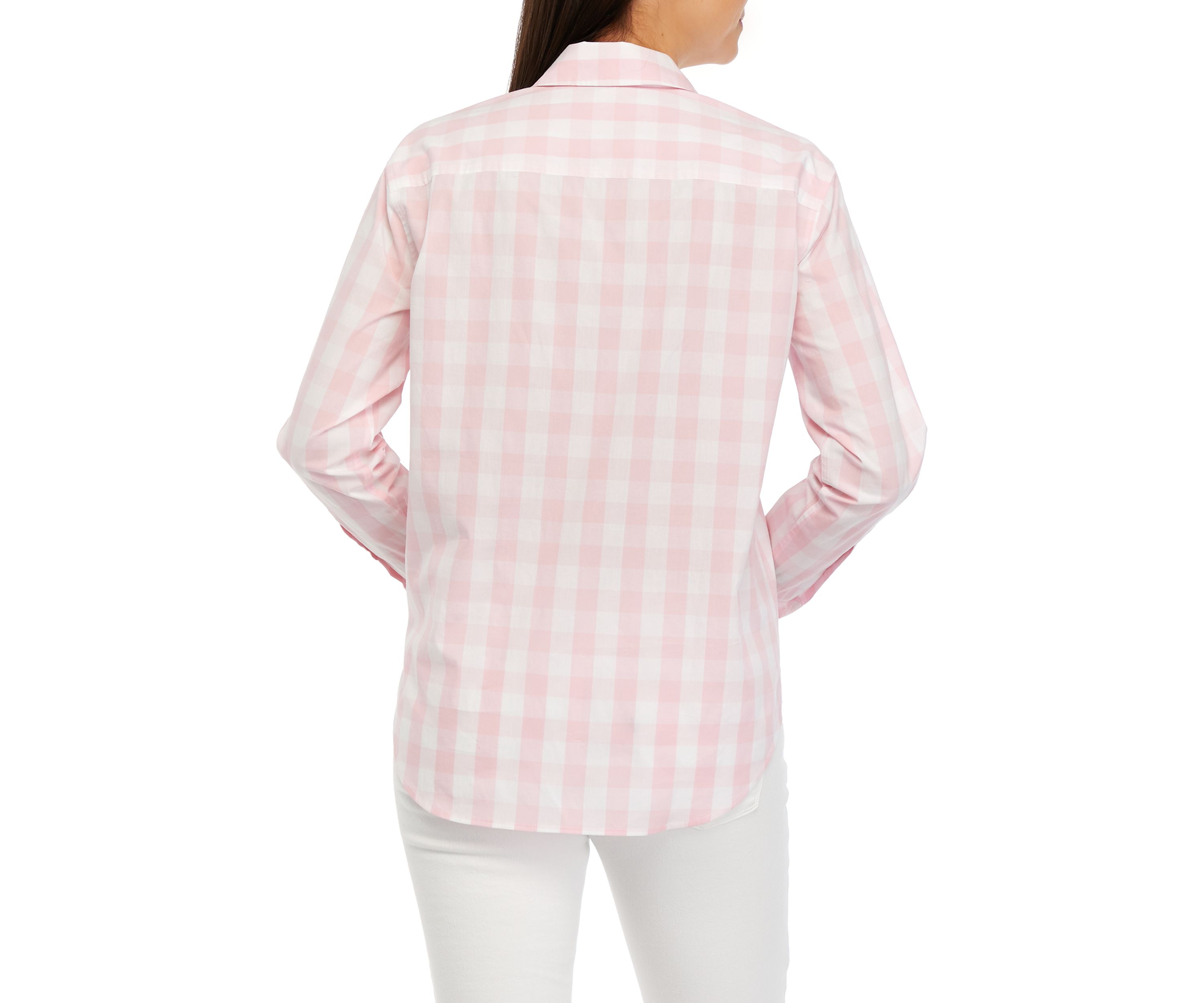 Button Front Poplin Shirt