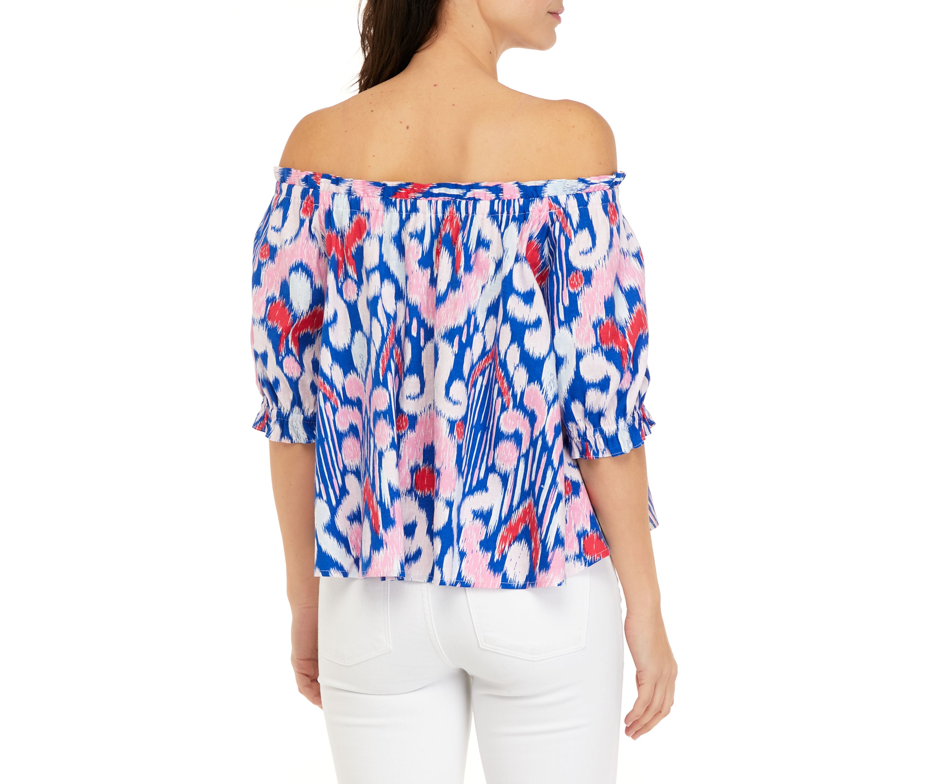 Womens 3/4 Sleeve Off the Shoulder Top