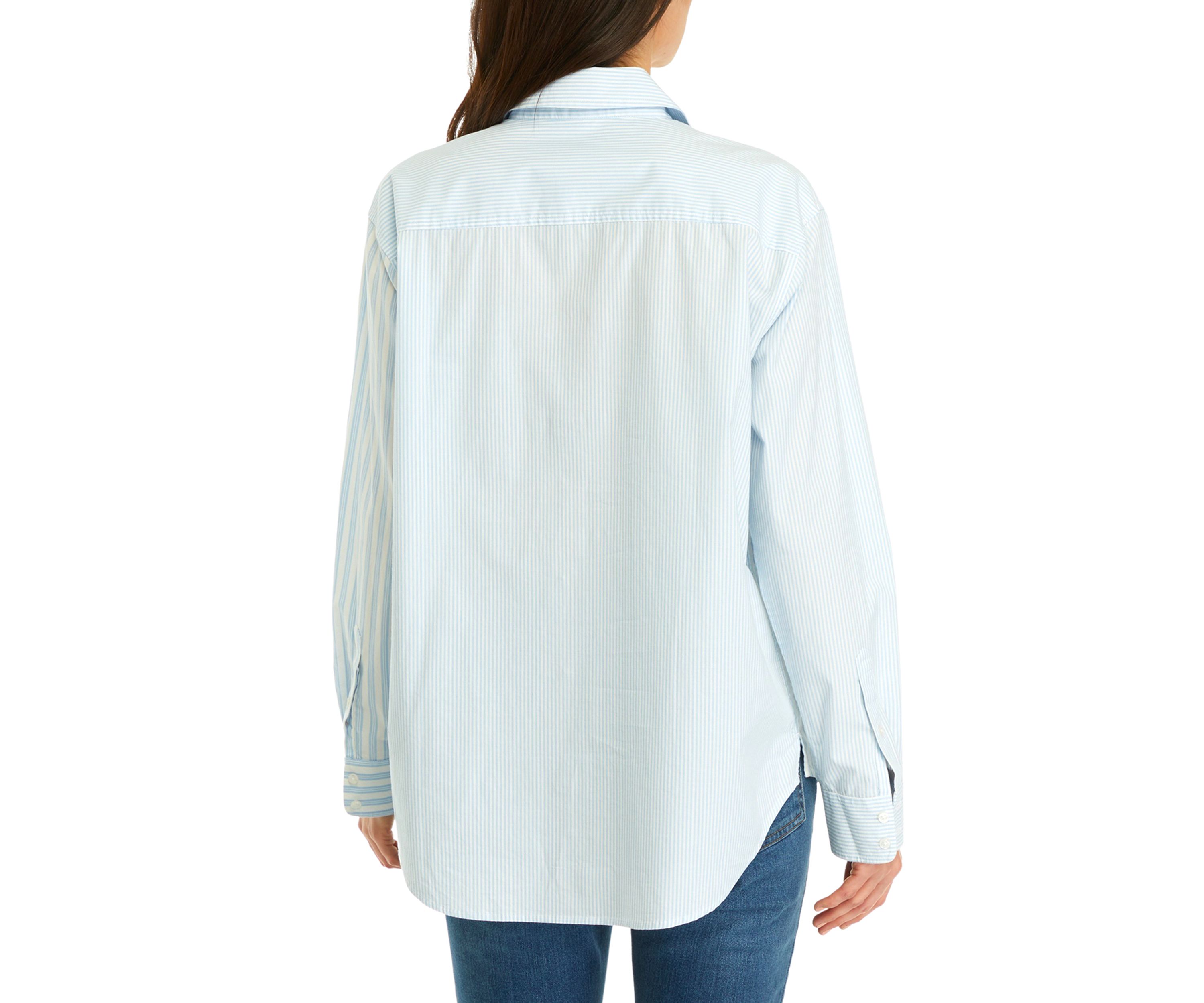 Womens Long Sleeve Boyfriend Shirt