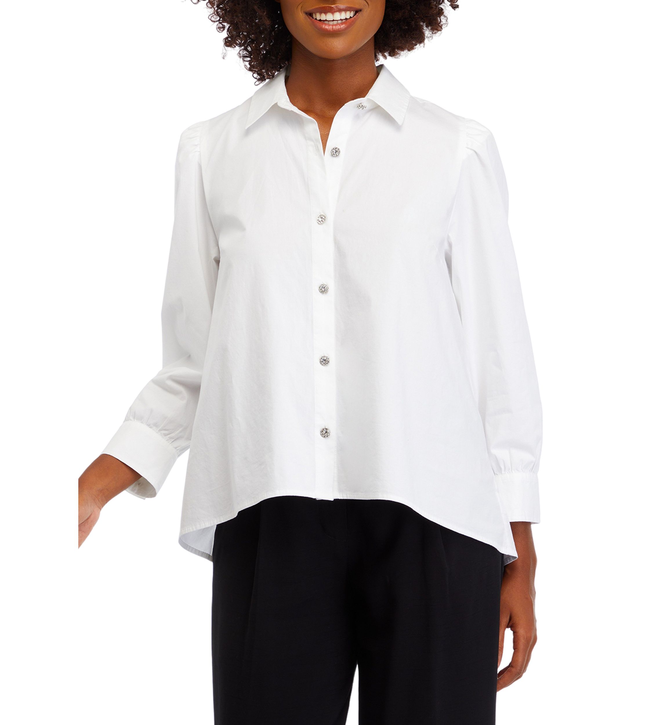 Womens Button Down Top