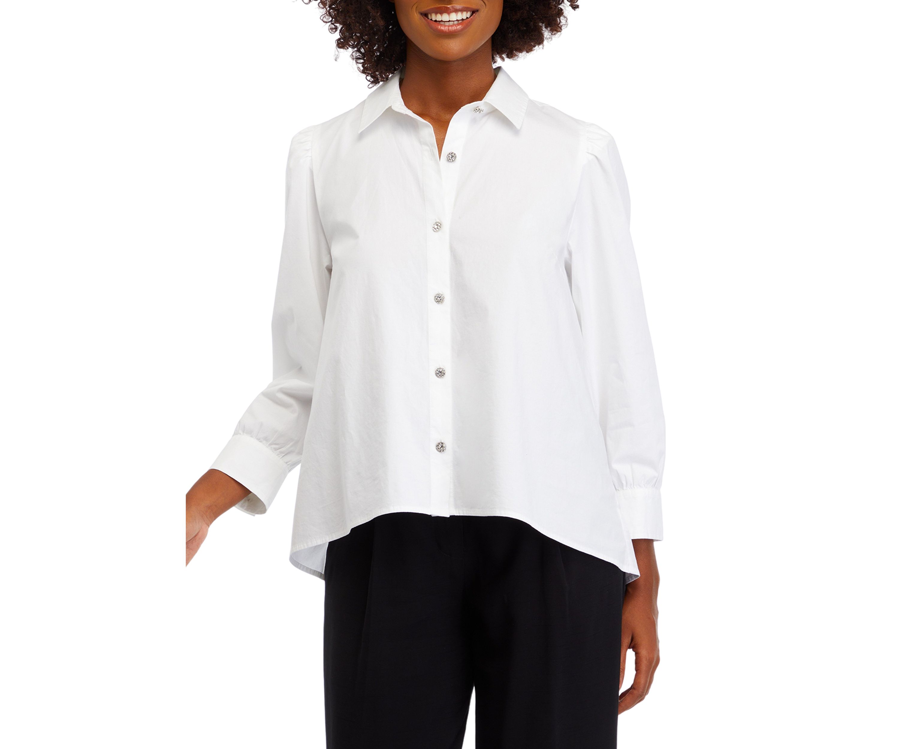 Womens Button Down Top