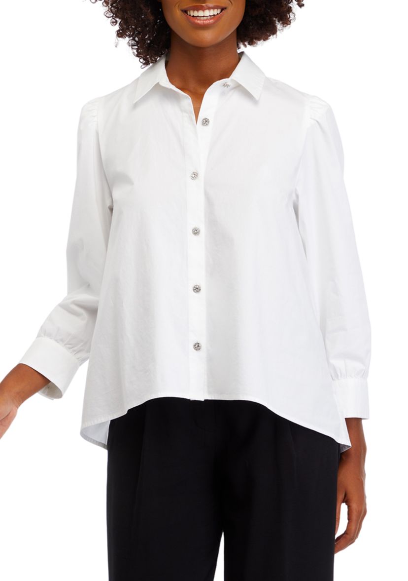 Womens Button Down Top
