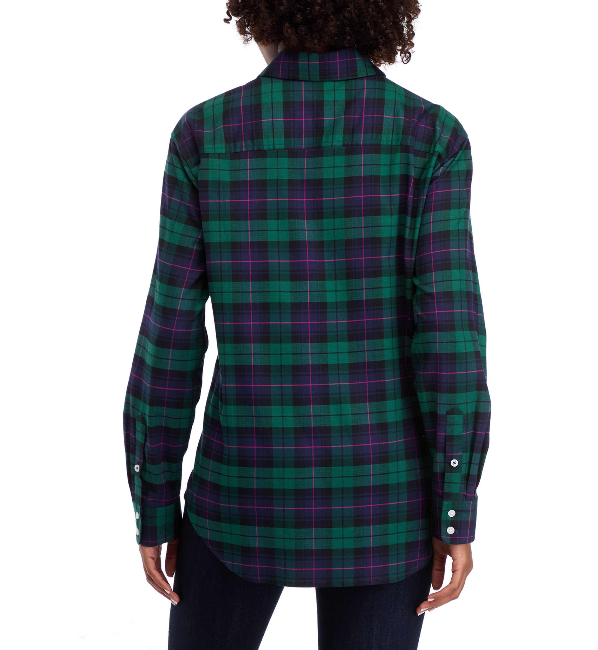 Womens Long Sleeve Flannel Shirt