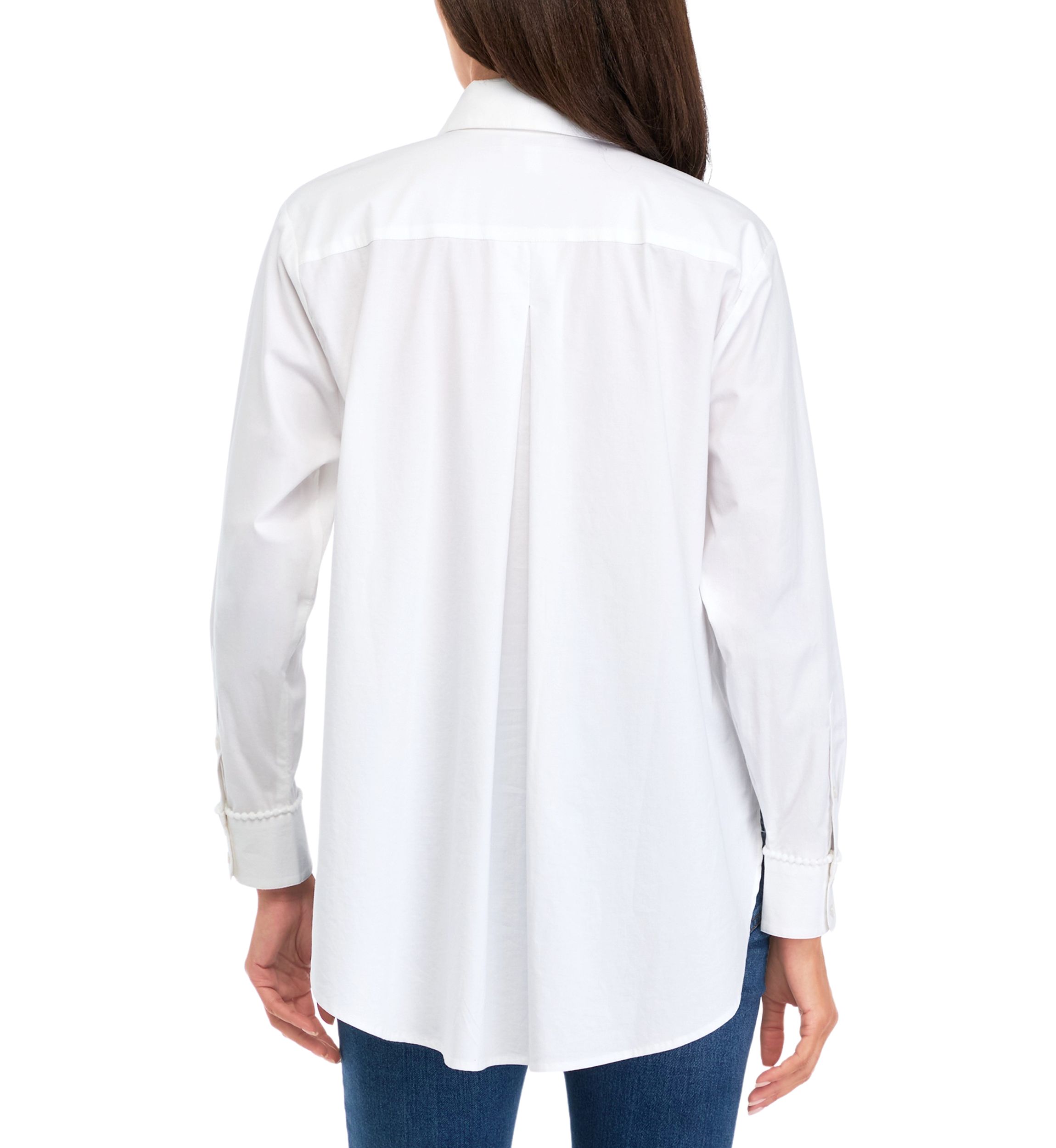 Womens Long Sleeve Button Up Tunic